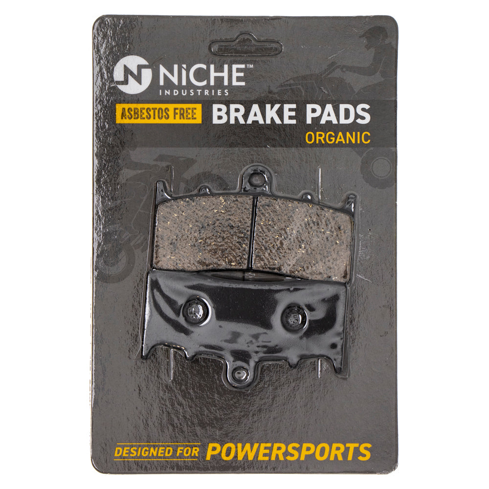 Front Organic Brake Pad Set for zOTHER BMW K1600GTL K1600GT K1600B 34117728945 NICHE 519-KPA2592D