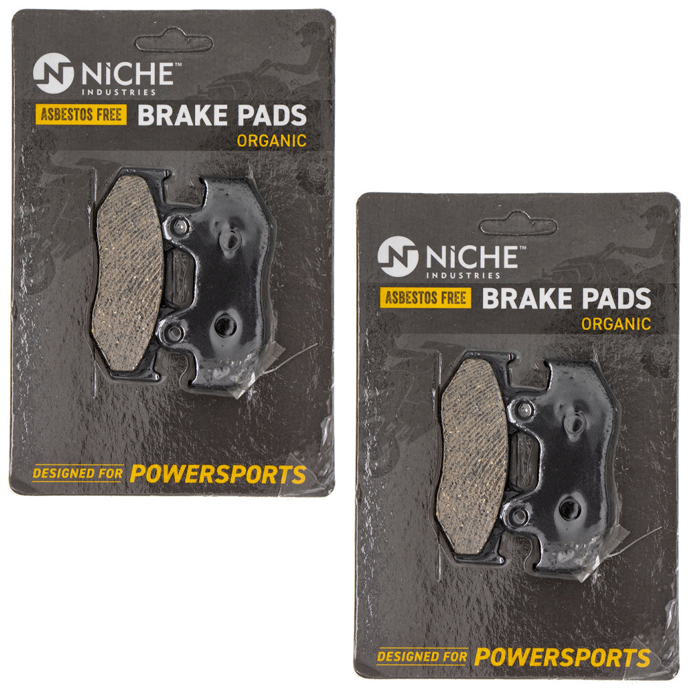 Rear Organic Brake Pad Set 2-Pack for Suzuki Burgman 69100-14890 NICHE 519-KPA2595D