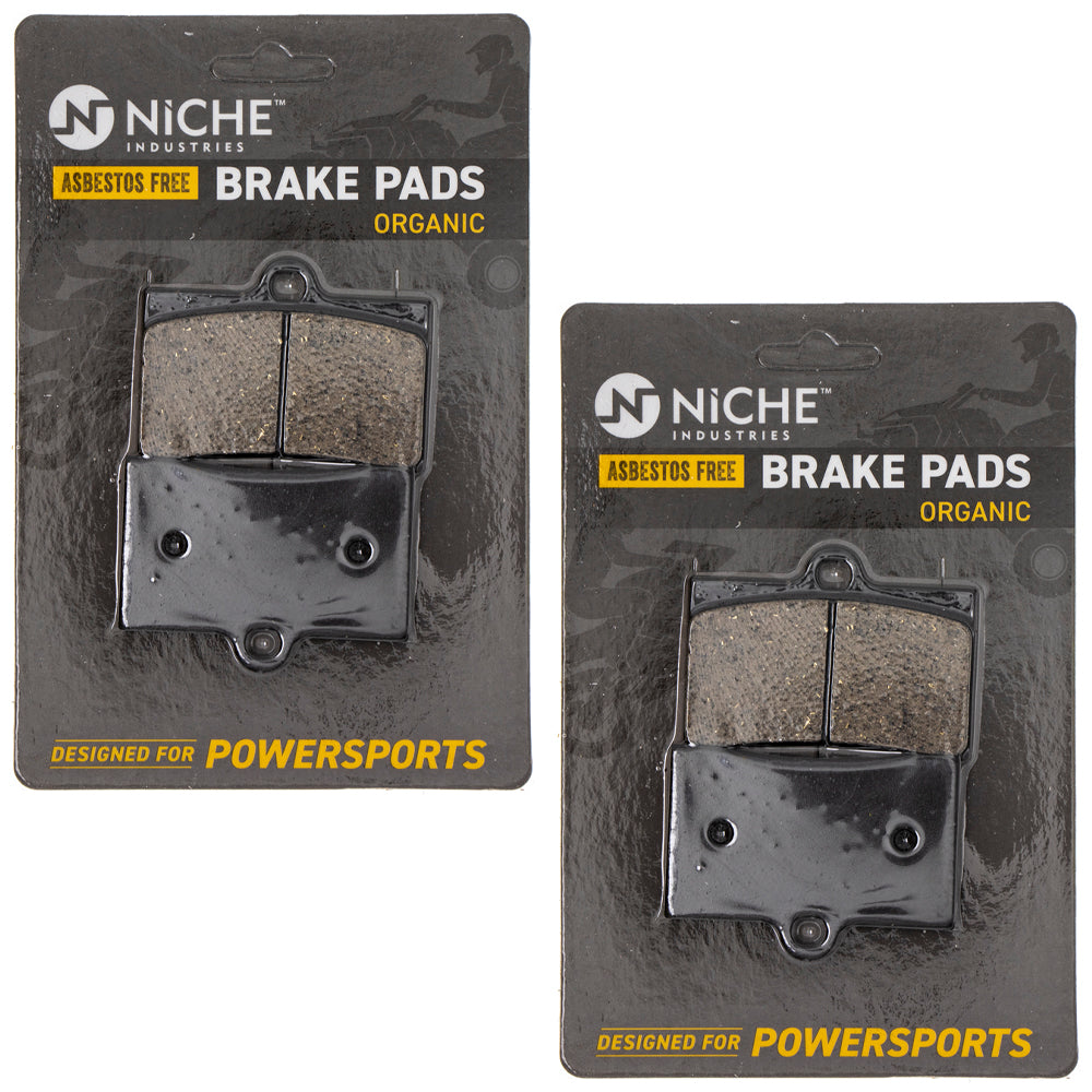 Front Organic Brake Pad Set 2-Pack for zOTHER KTM 640 620 400 125 58313209000 NICHE 519-KPA2596D