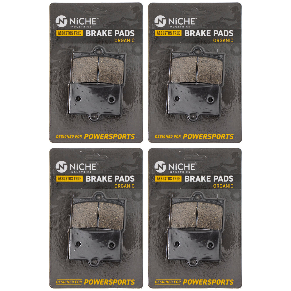 Front Organic Brake Pad Set 4-Pack for zOTHER KTM 640 620 400 125 58313209000 NICHE 519-KPA2596D
