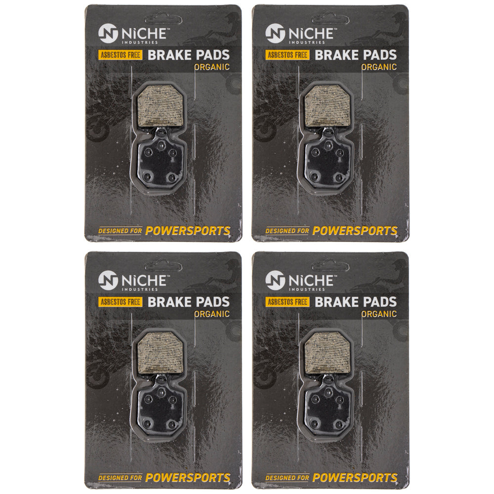 Front Organic Brake Pad Set 4-Pack for zOTHER KTM FS570 560 450 81213030000 NICHE 519-KPA2597D
