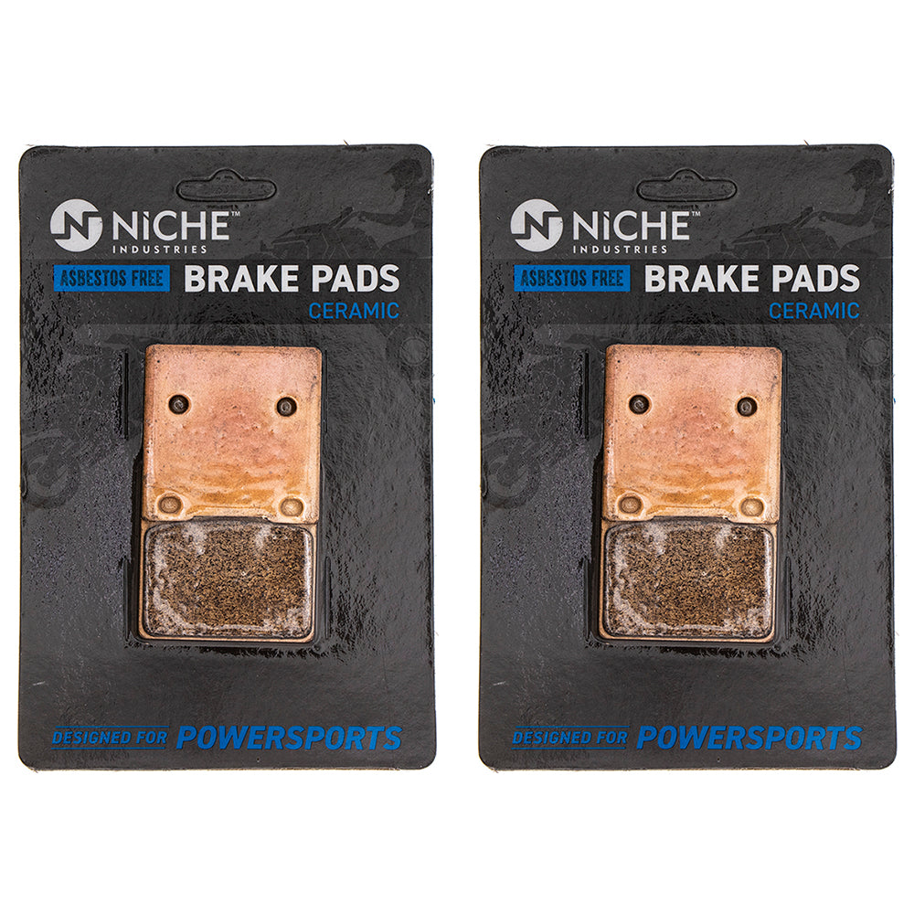 Rear Ceramic Brake Pad Set 2-Pack for zOTHER Suzuki TL1000S TL1000R SV650S SV650 NICHE 519-KPA2598D