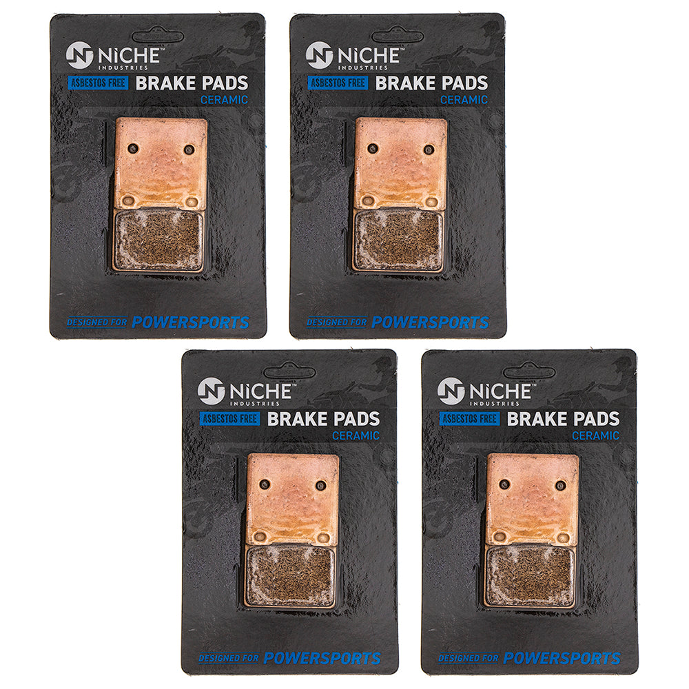 Rear Ceramic Brake Pad Set 4-Pack for zOTHER Suzuki TL1000S TL1000R SV650S SV650 NICHE 519-KPA2598D