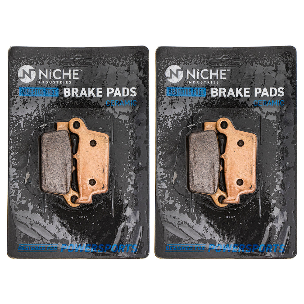 Rear Ceramic Brake Pad Set 2-Pack for zOTHER Yamaha Suzuki Kawasaki Honda YZF YZ426F NICHE 519-KPA2599D