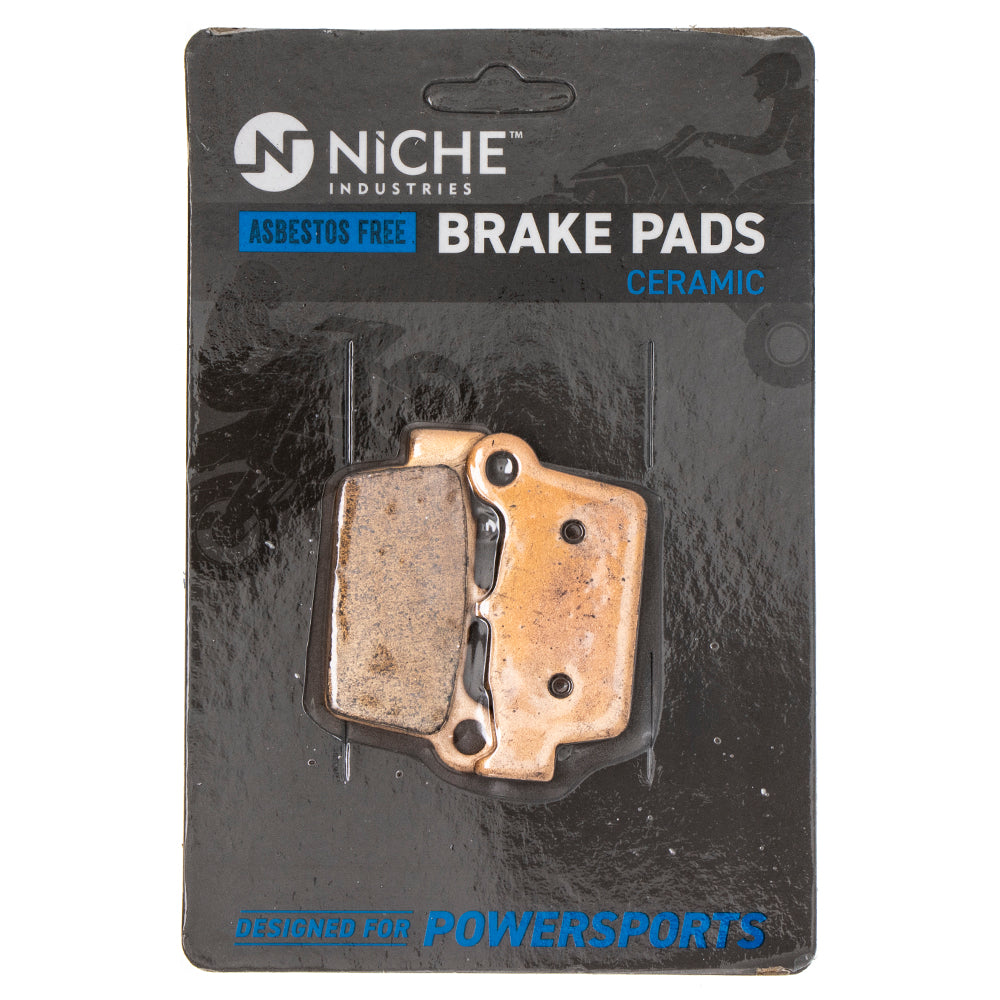 Front Rear Ceramic Brake Pad Set for zOTHER Yamaha Suzuki Kawasaki YZ450FX YZ450F YZ250X NICHE 519-KPA2591D