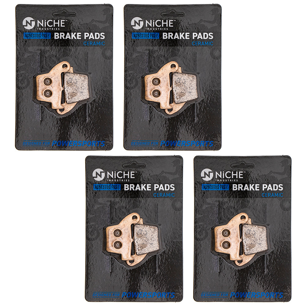 Rear Ceramic Brake Pad Set 4-Pack for zOTHER Honda Expert CRF450X CRF450RX CRF450RWE NICHE 519-KPA2502D
