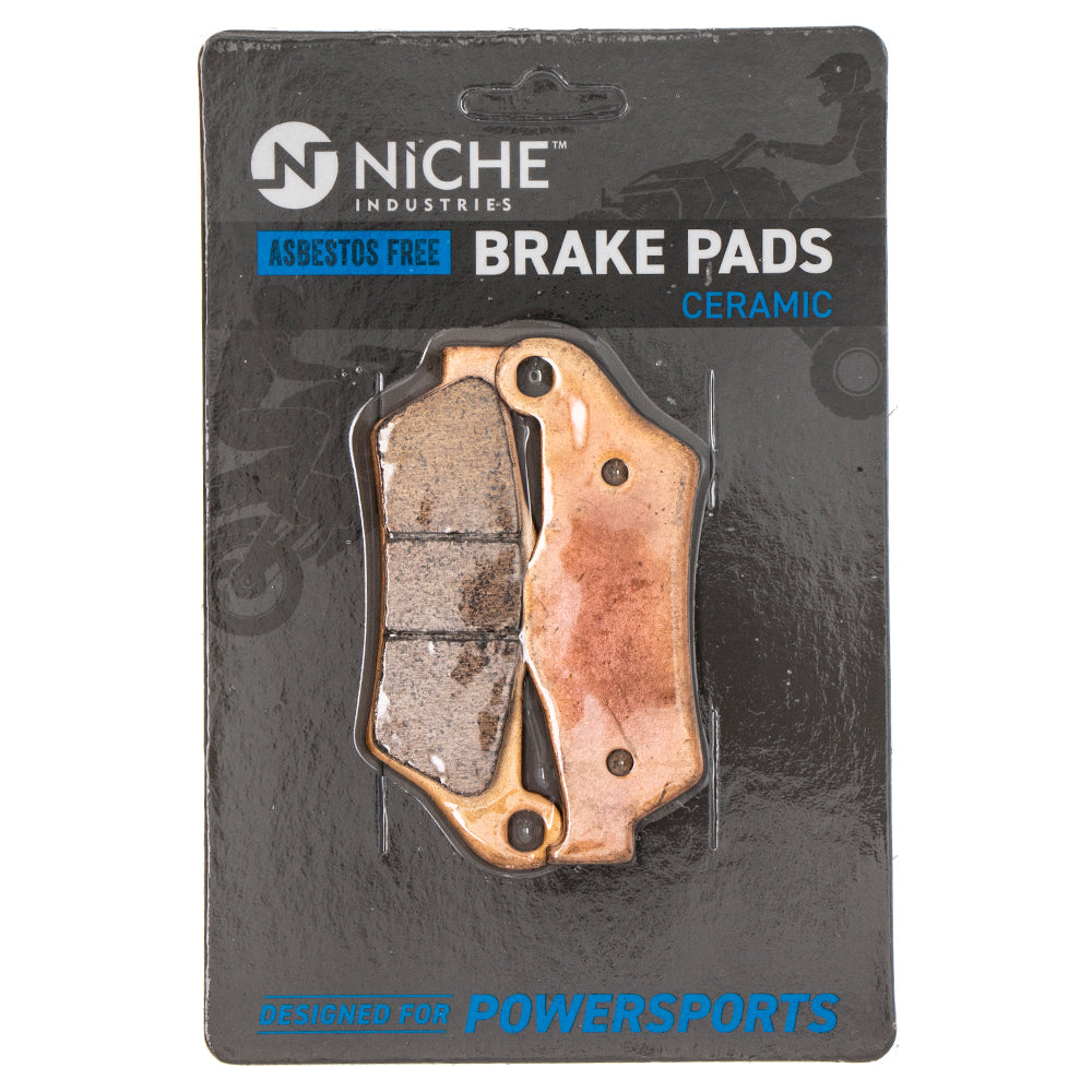 Front Rear Ceramic Brake Pad Set for zOTHER KTM Harley Davidson Ducati BMW 990 950 660 640 NICHE 519-KPA2503D