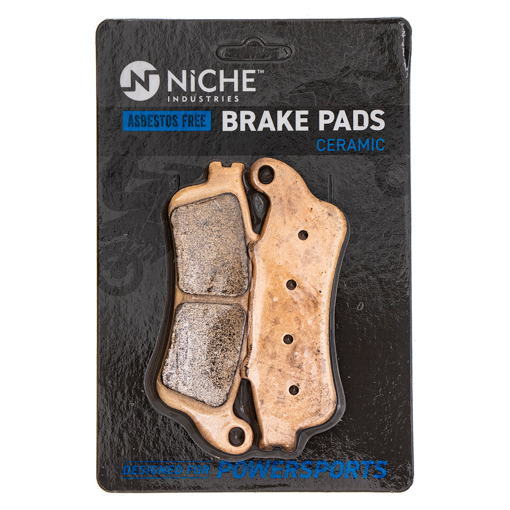 Front Rear Ceramic Brake Pad Set for zOTHER Victory Polaris Honda Valkyrie ST1100 NT700V NICHE 519-KPA2504D