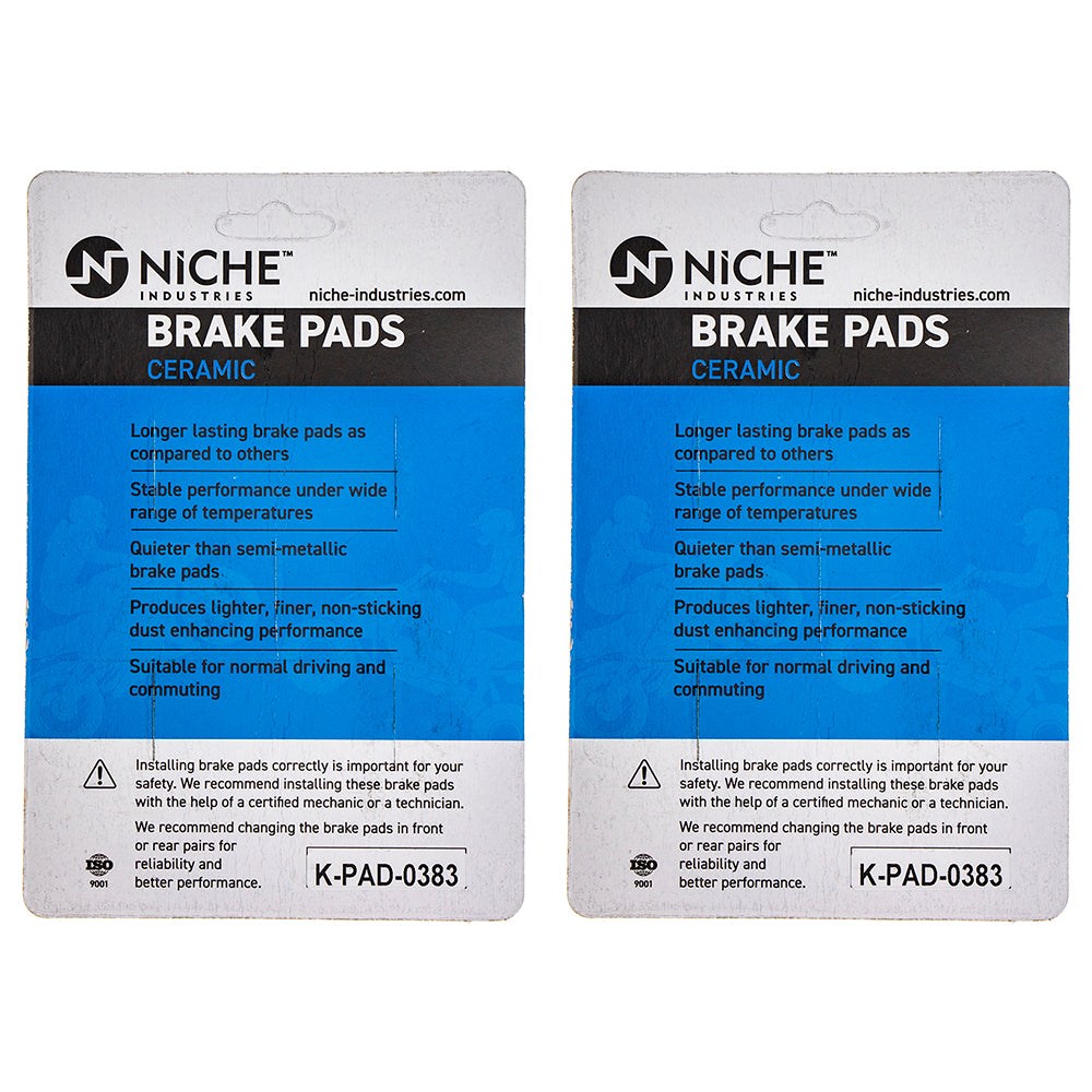 NICHE 519-KPA2505D Brake Pad Set 2-Pack for zOTHER Victory Triumph