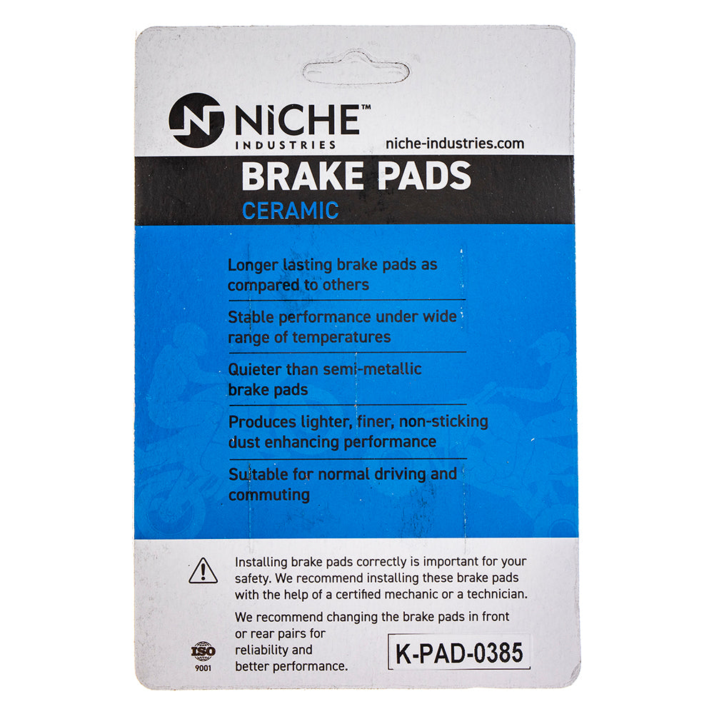 NICHE 519-KPA2507D Rear Ceramic Brake Pad Set for zOTHER KTM BMW