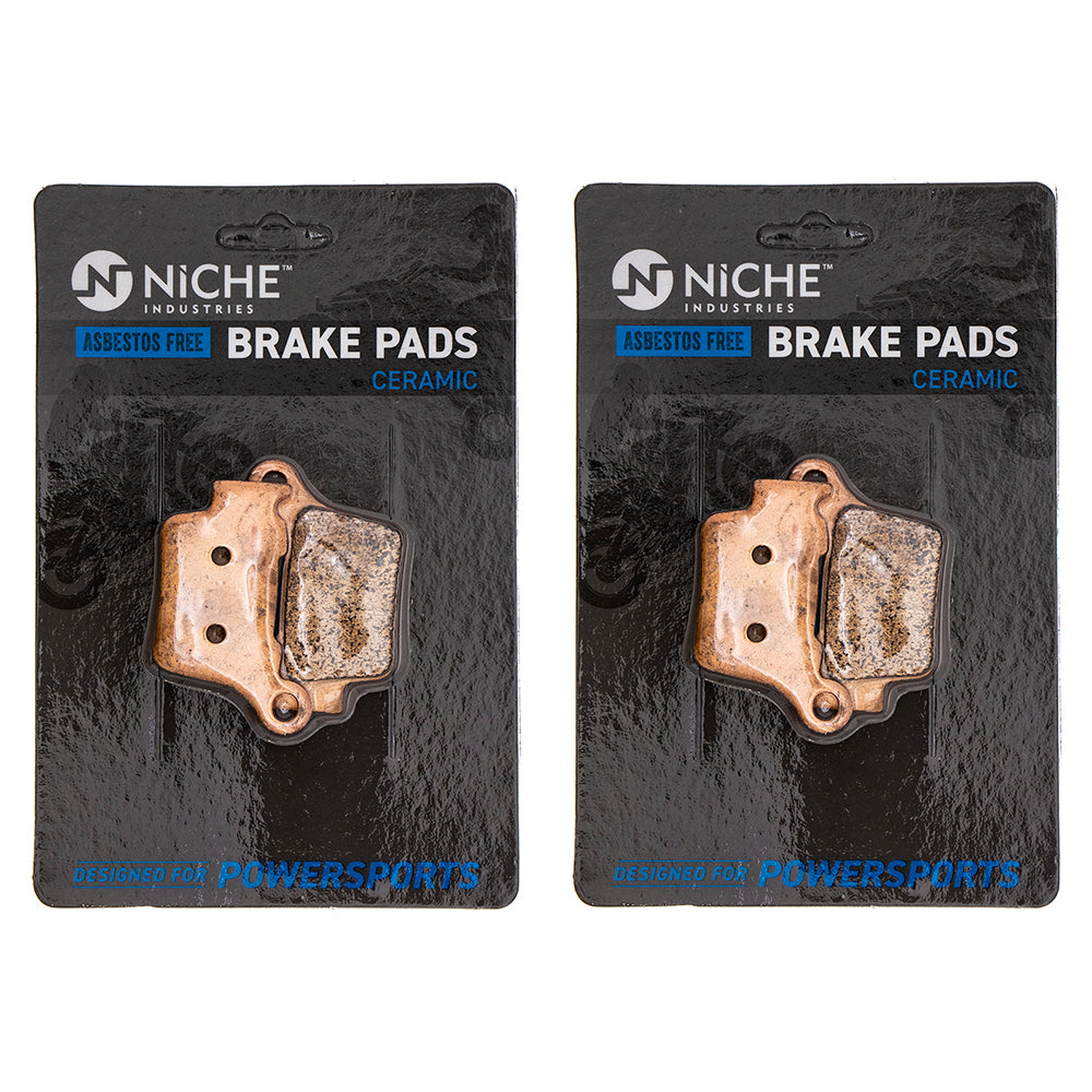 Rear Ceramic Brake Pad Set 2-Pack for zOTHER KTM BMW 560 540 530 525 54813090300 NICHE 519-KPA2507D