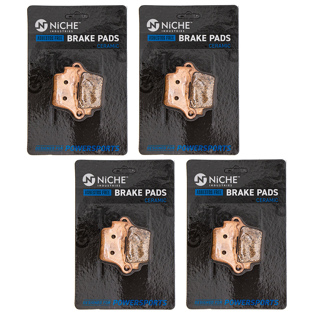 Rear Ceramic Brake Pad Set 4-Pack for zOTHER KTM BMW 560 540 530 525 54813090300 NICHE 519-KPA2507D