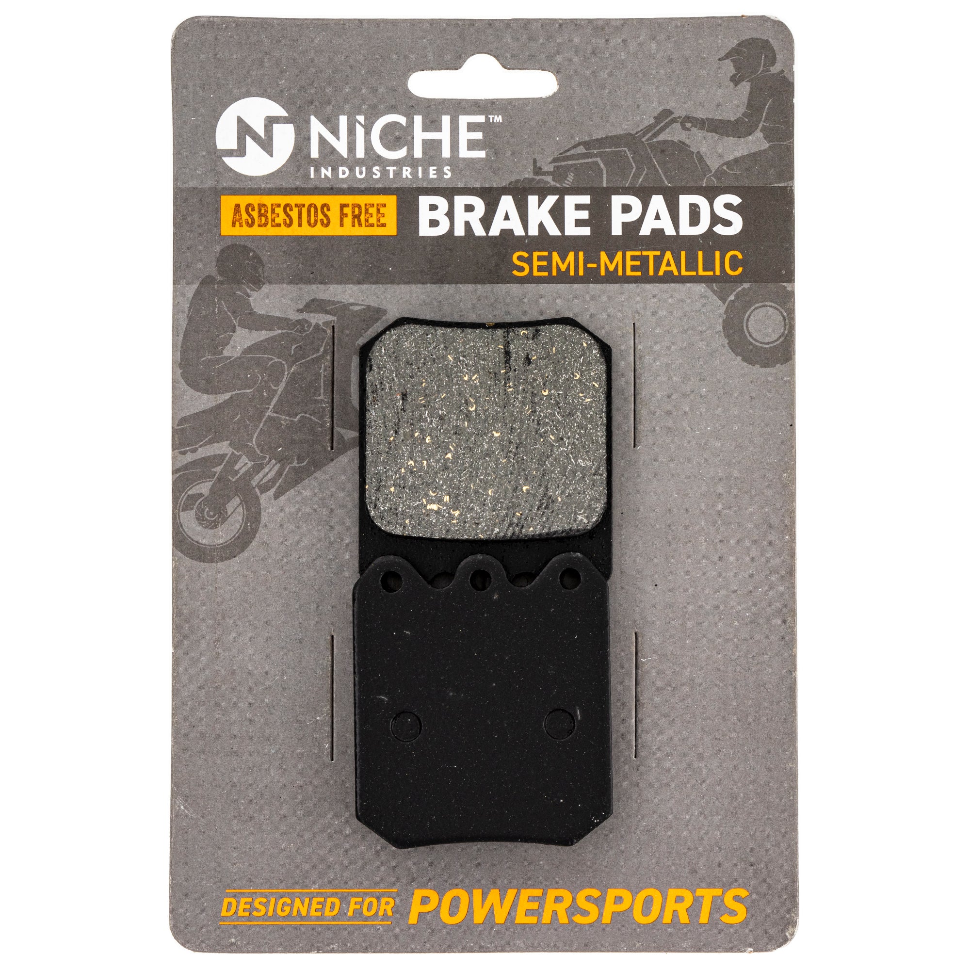 Front Semi-Metallic Brake Pad Set for Arctic Cat Textron Cat 1702-429 0702-229 NICHE 519-KPA2500D