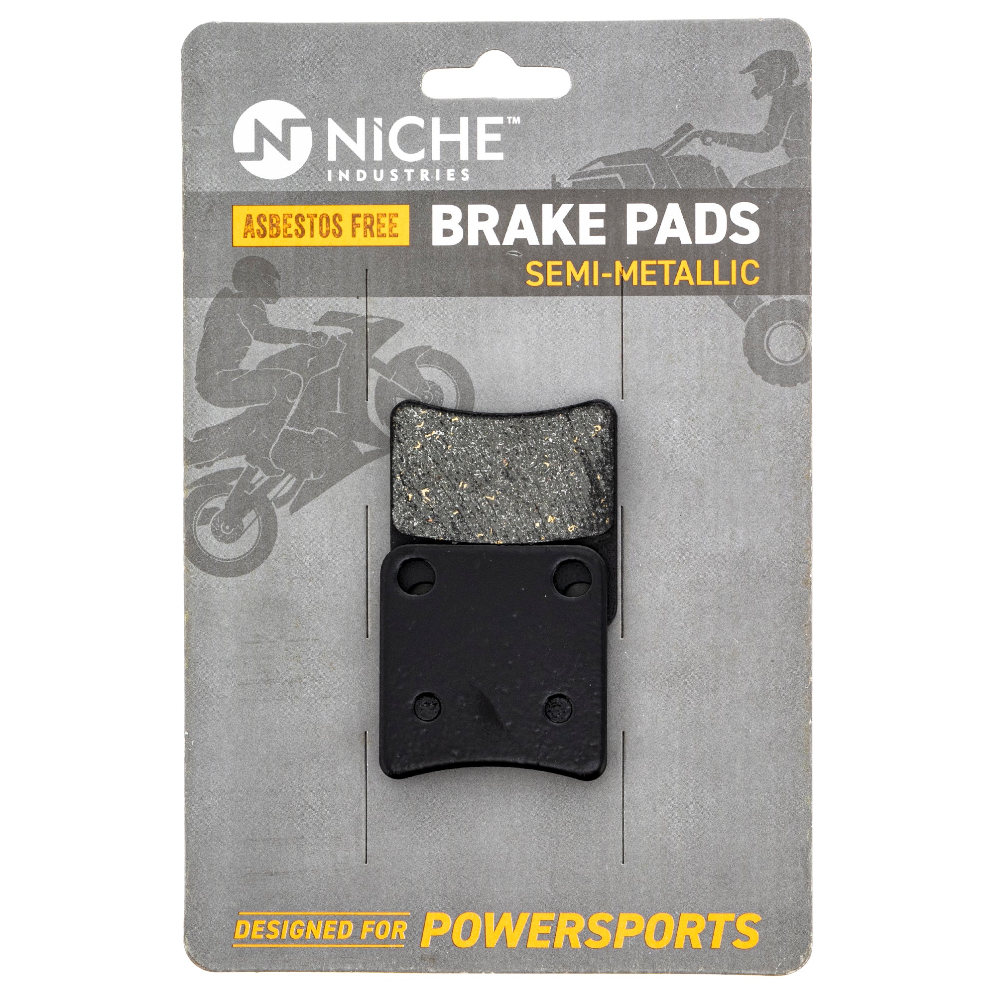 Parking Semi-Metallic Brake Pad Set for zOTHER Honda Silver Rebel NM4 Nighthawk NICHE 519-KPA2510D