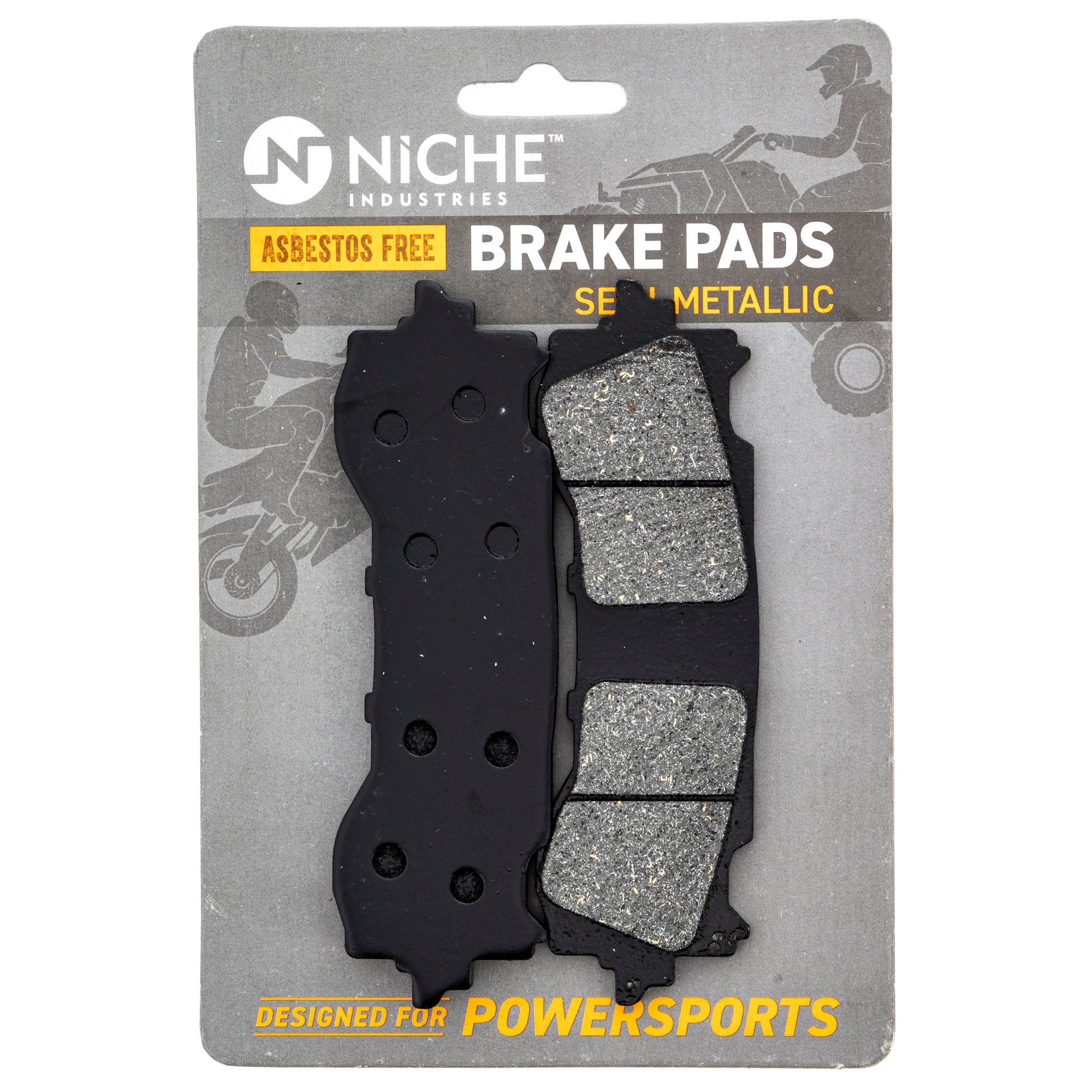 Front Semi-Metallic Brake Pad Set for Honda Goldwing 06455-MKC-A01 NICHE 519-KPA2511D