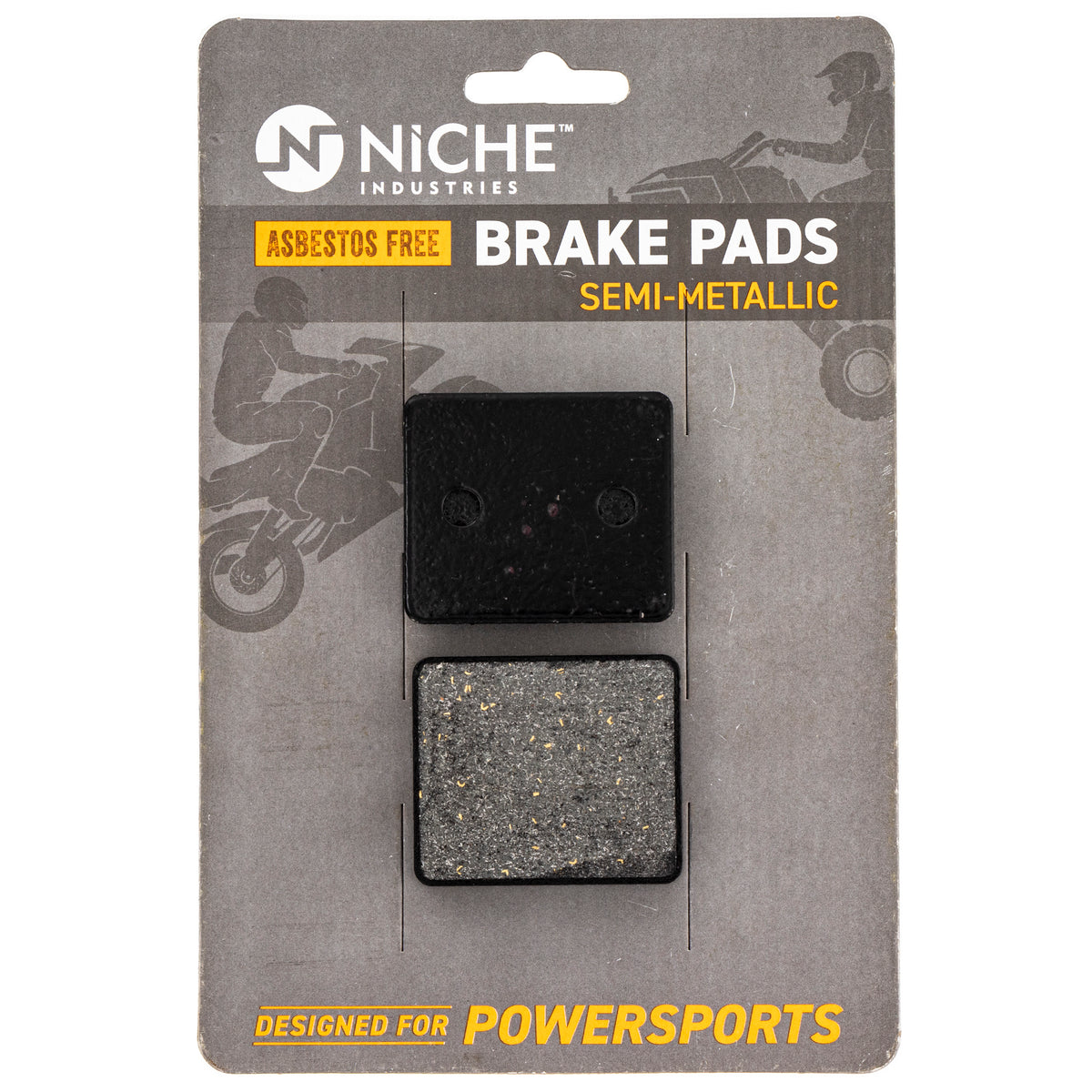 Rear Semi-Metallic Brake Pad Set for Stens Polaris XLT XCR WideTrak Trail 1930588 102-077 NICHE 519-KPA2627D