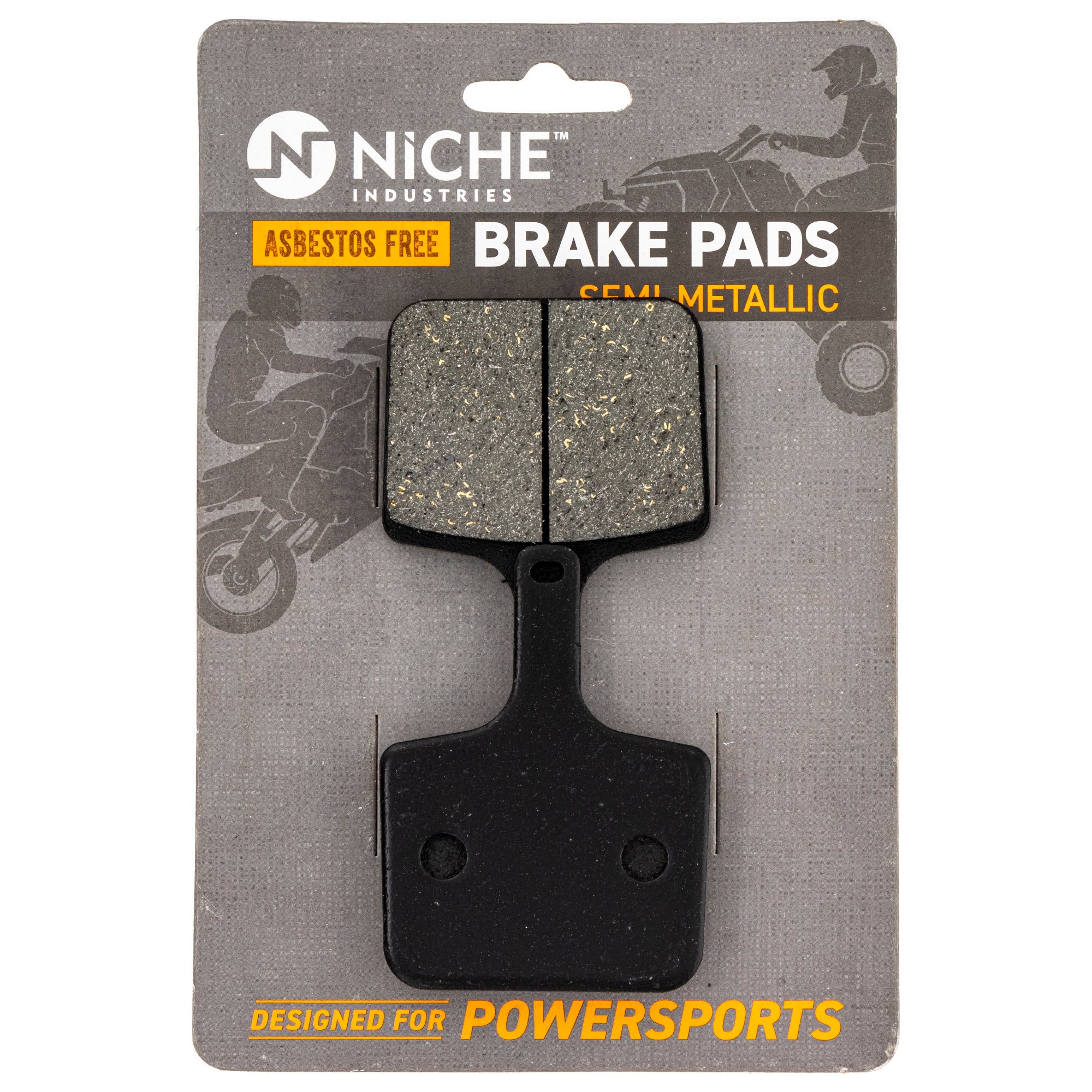 Semi-Metallic Brake Pads for Polaris XC Tran Trail Touring 2202727 NICHE 519-KPA2628D