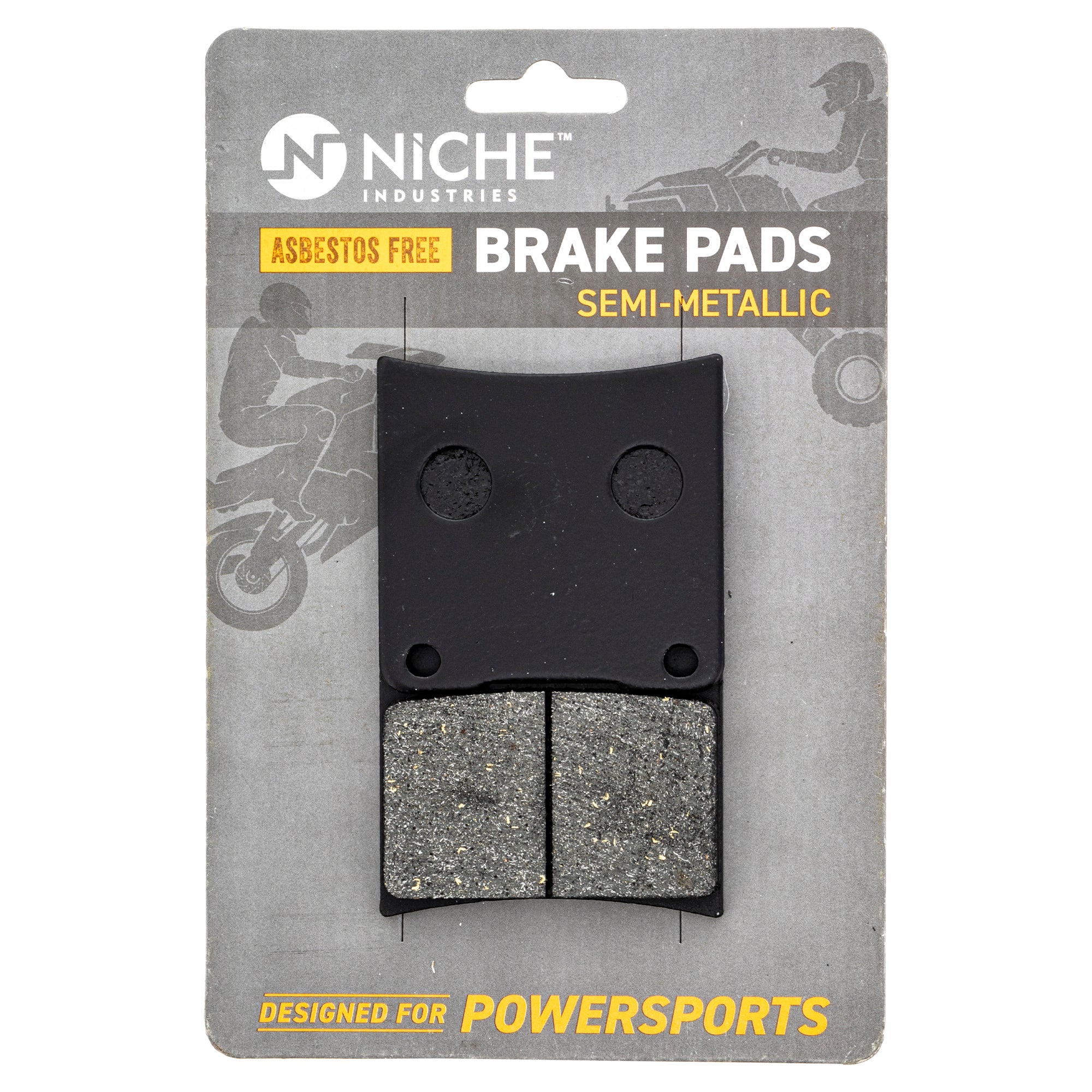 Front Semi-Metallic Brake Pad Set for zOTHER VX800 Katana 54401-43840 64400-04811 NICHE 519-KPA2636D