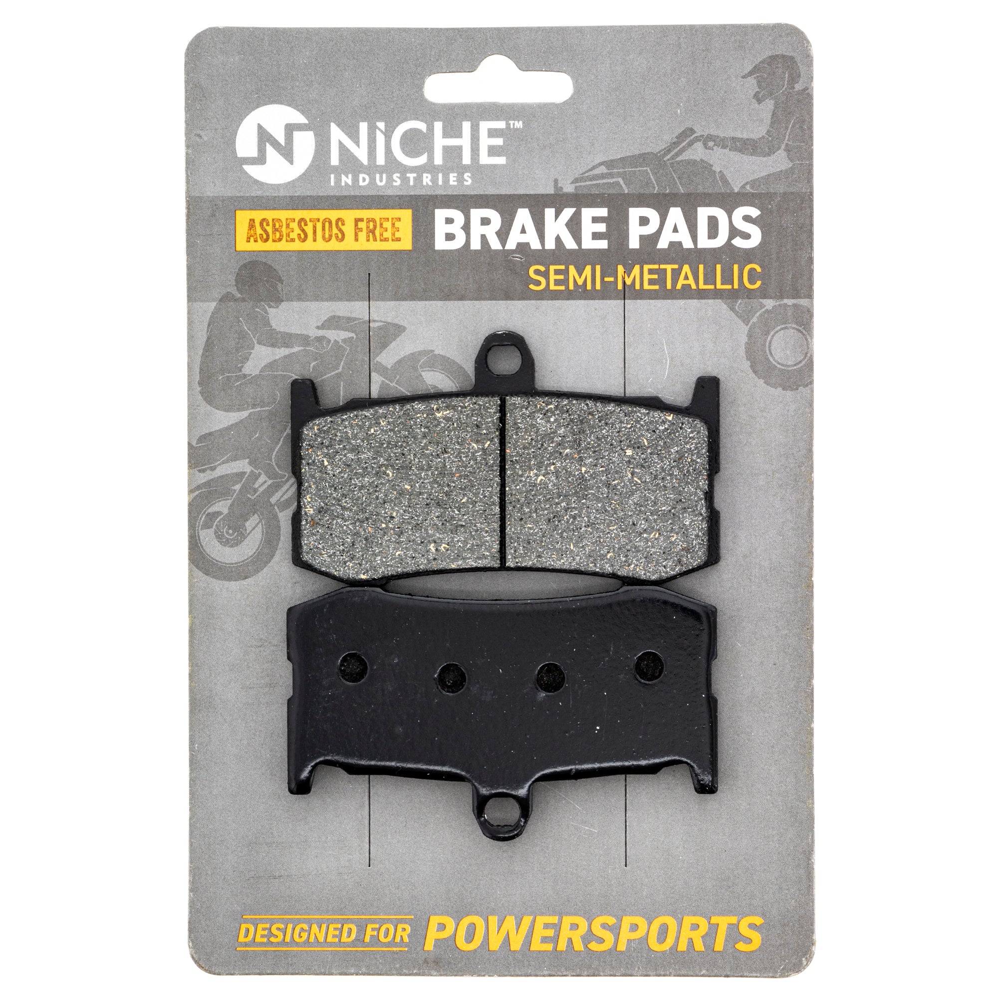 Semi-Metallic Brake Pads for zOTHER Yamaha Triumph Honda XR50R Spree Monkey Little NICHE 519-KPA2637D