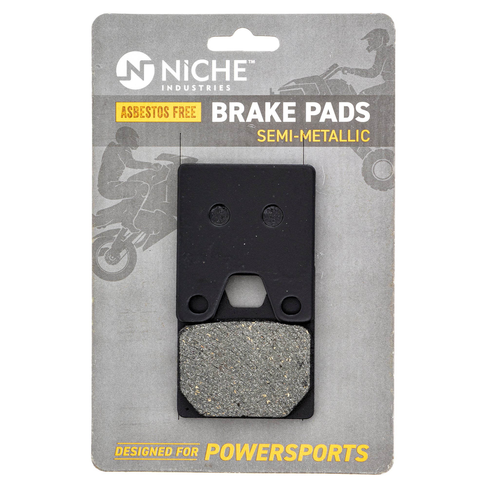 Rear Semi-Metallic Brake Pad Set for zOTHER Yamaha YZF 5FL-W0046-50-00 NICHE 519-KPA2646D