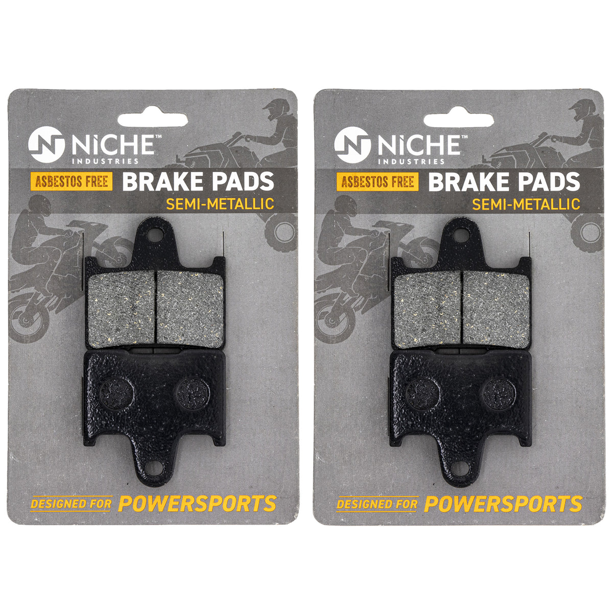 NICHE 519-KPA2649D Brake Pad Set 2-Pack for zOTHER Yamaha Venture