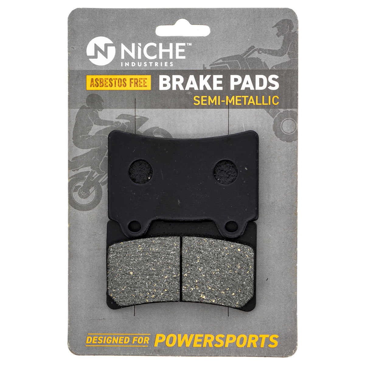 Front Semi-Metallic Brake Pad Set for zOTHER Yamaha YZ80 YZ100 YSR50 YL2 4BE-W253E-00-00 NICHE 519-KPA2640D