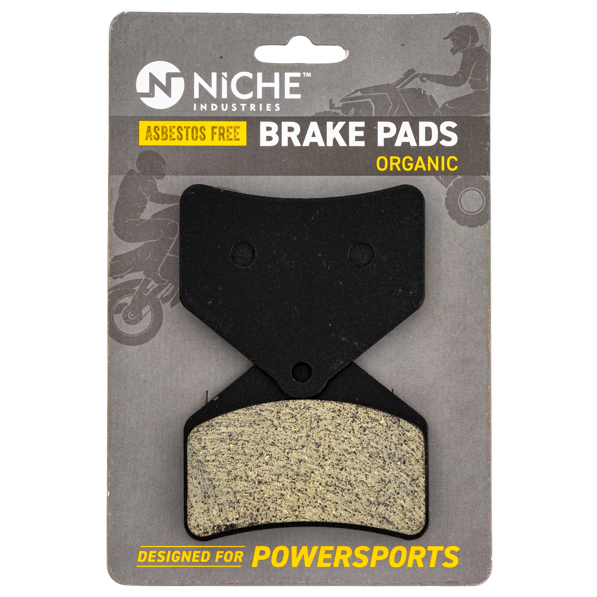 Rear Organic Brake Pad Set for Arctic Cat Textron Cat 0702-563 1602-465 NICHE 519-KPA2653D