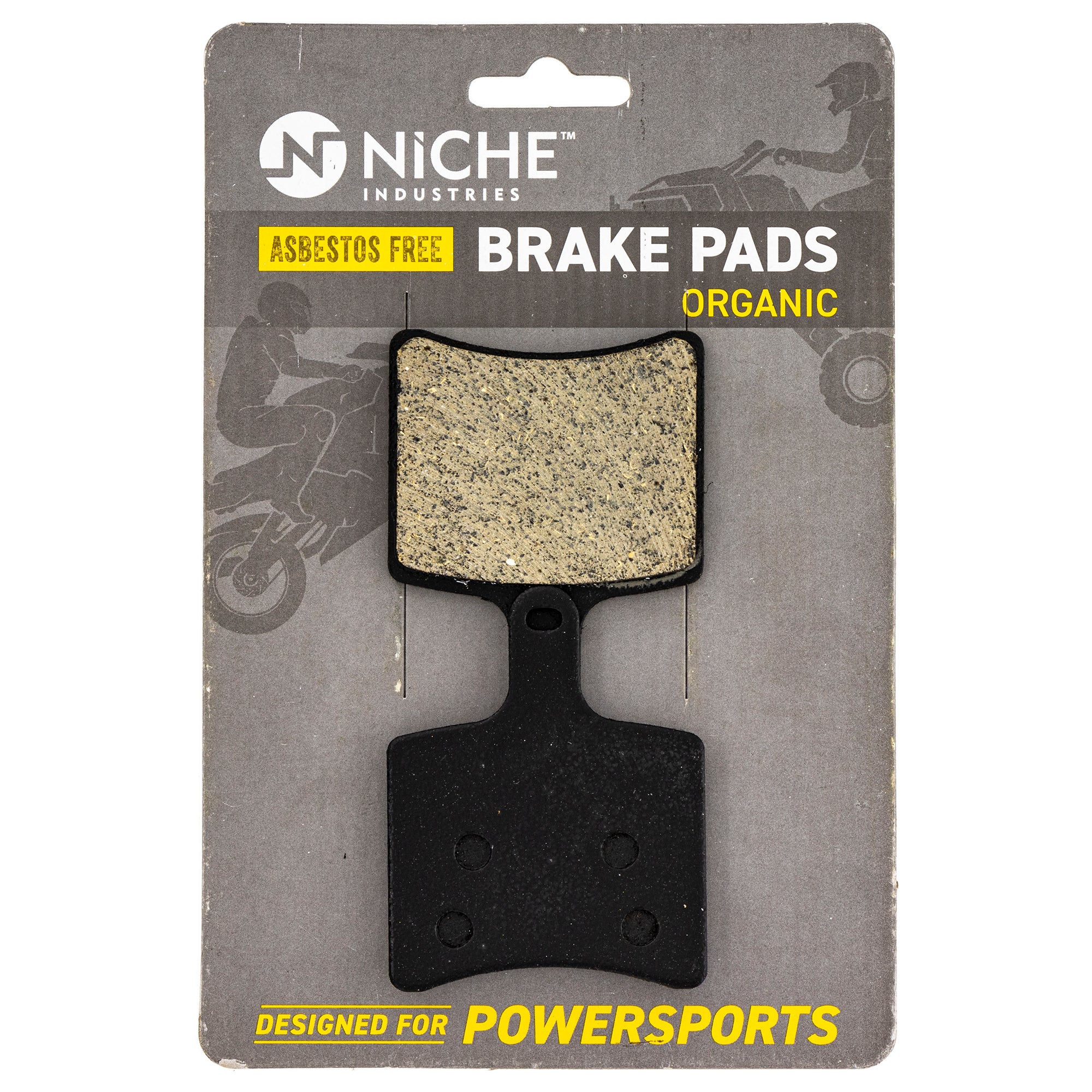 Rear Organic Brake Pad Set for Arctic Cat Textron Cat 3602-061 NICHE 519-KPA2656D