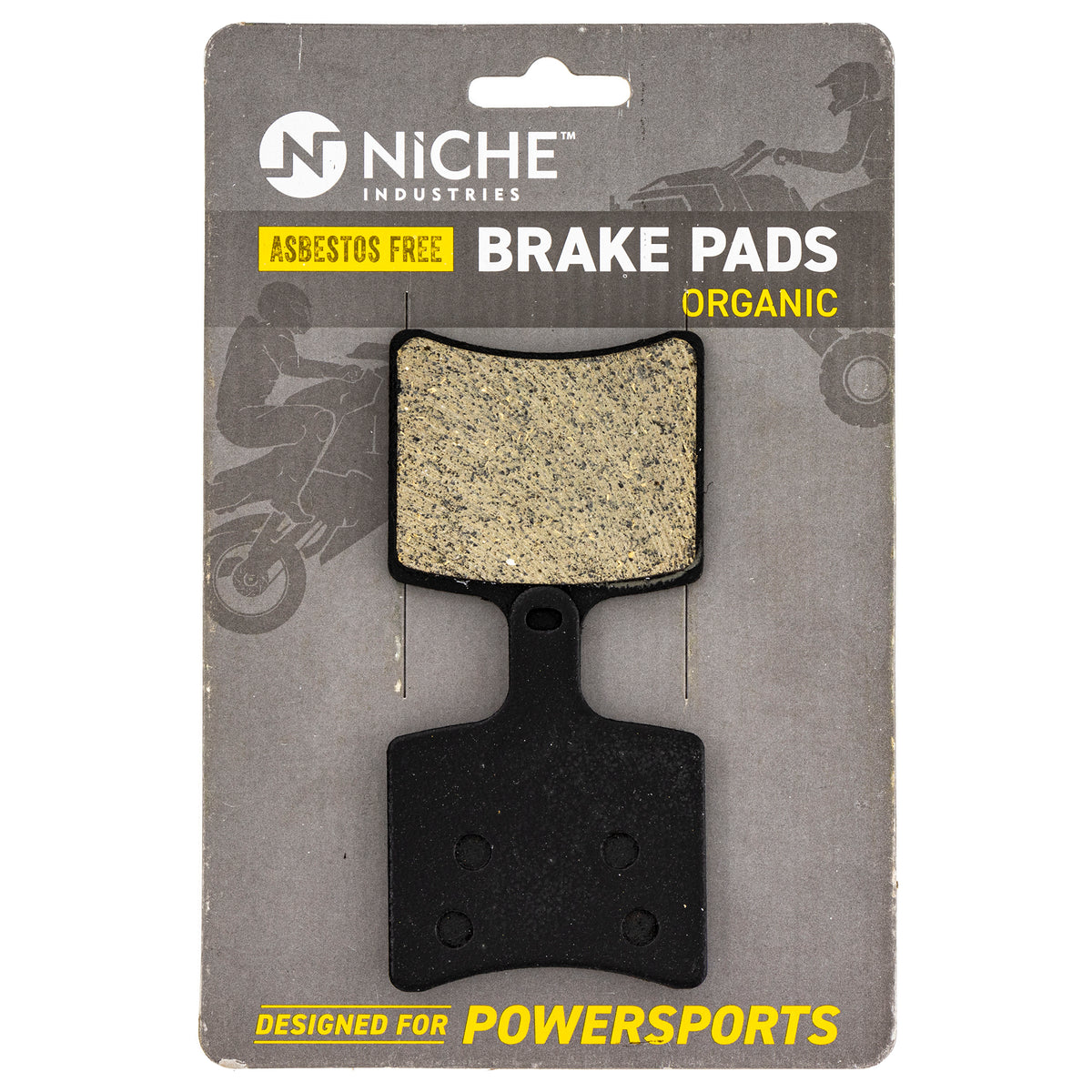 Rear Organic Brake Pad Set for Arctic Cat Textron Mountain Cat 3602-061 NICHE 519-KPA2656D