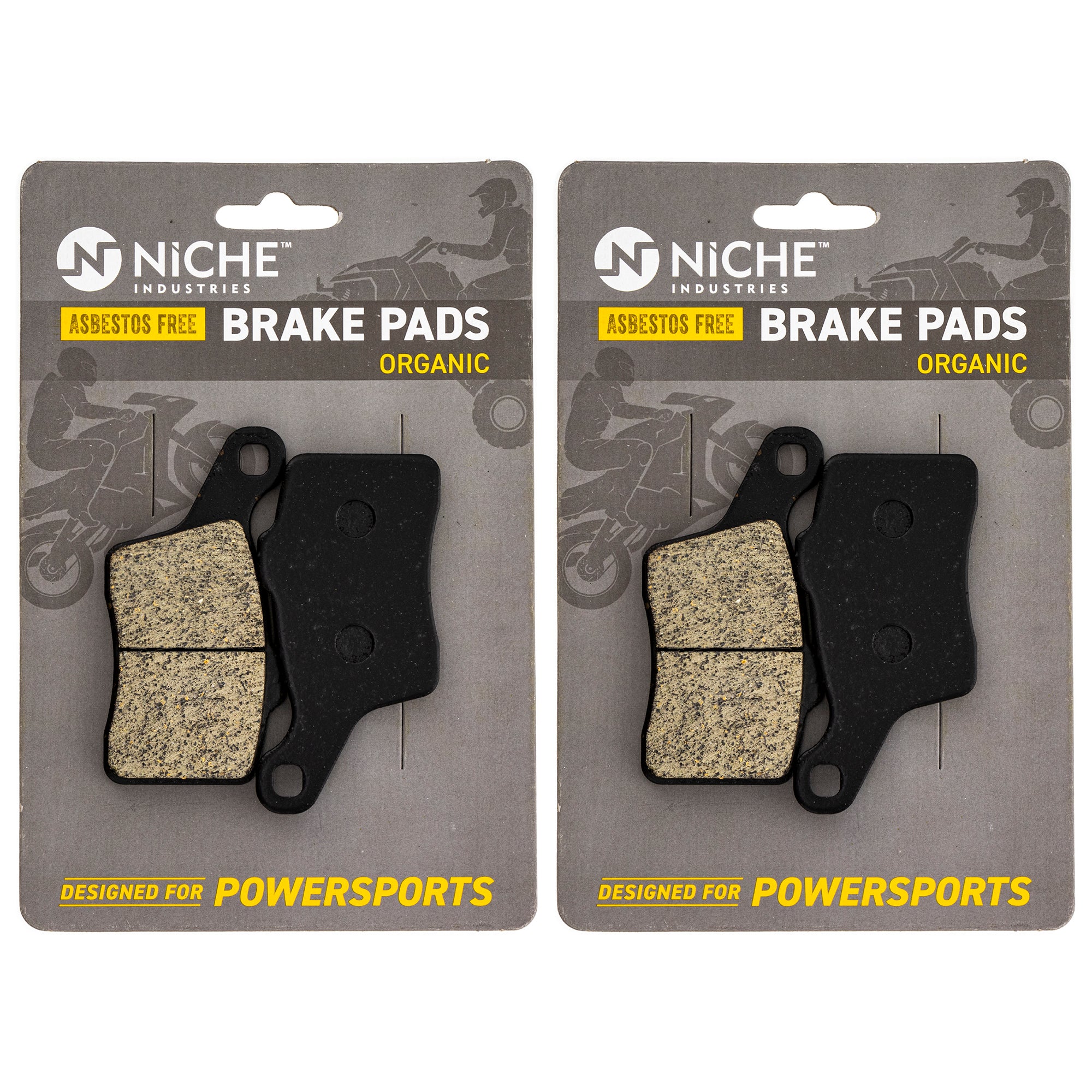 Rear Brake Pads Set 2-Pack for zOTHER BRP Can-Am Ski-Doo Sea-Doo Tundra Summit 507032473 NICHE 519-KPA2657D