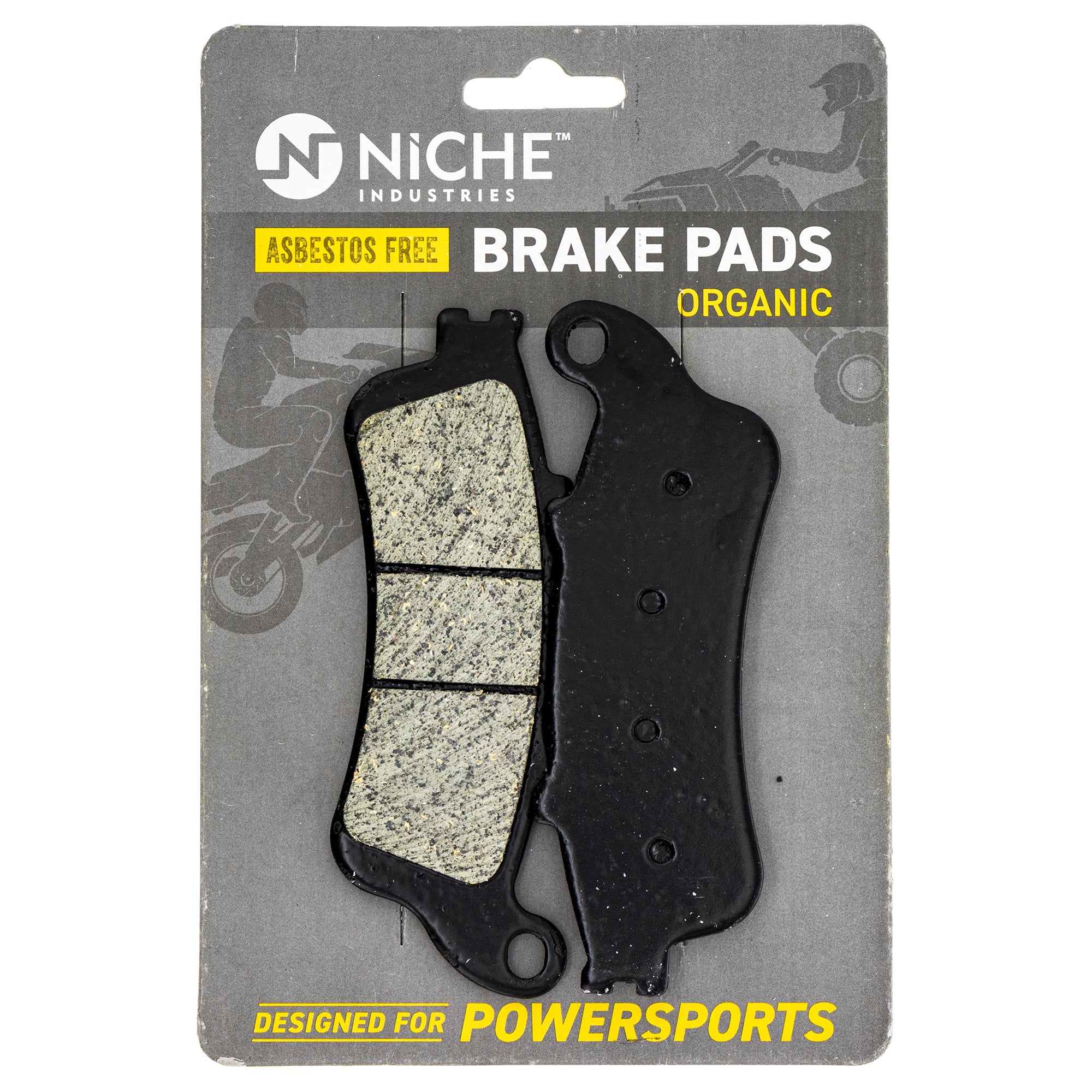 Rear Organic Brake Pad Set for zOTHER Honda Goldwing 06435-MCA-026 06435-MCA-016 NICHE 519-KPA2651D