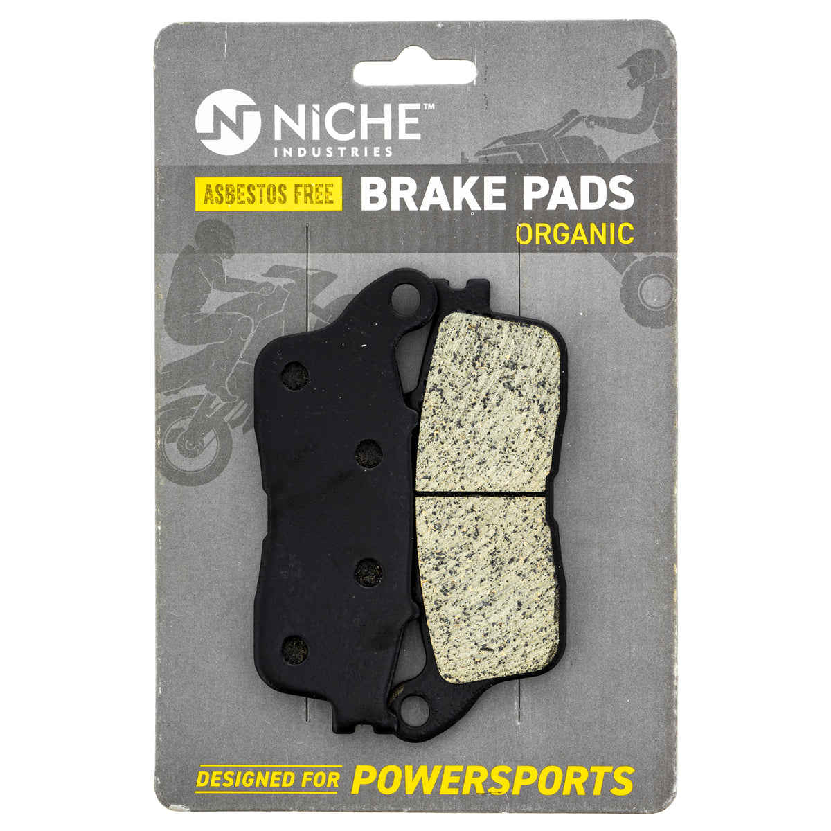 Rear Organic Brake Pad Set for zOTHER Honda Interceptor 06435-MGE-D02 NICHE 519-KPA2665D