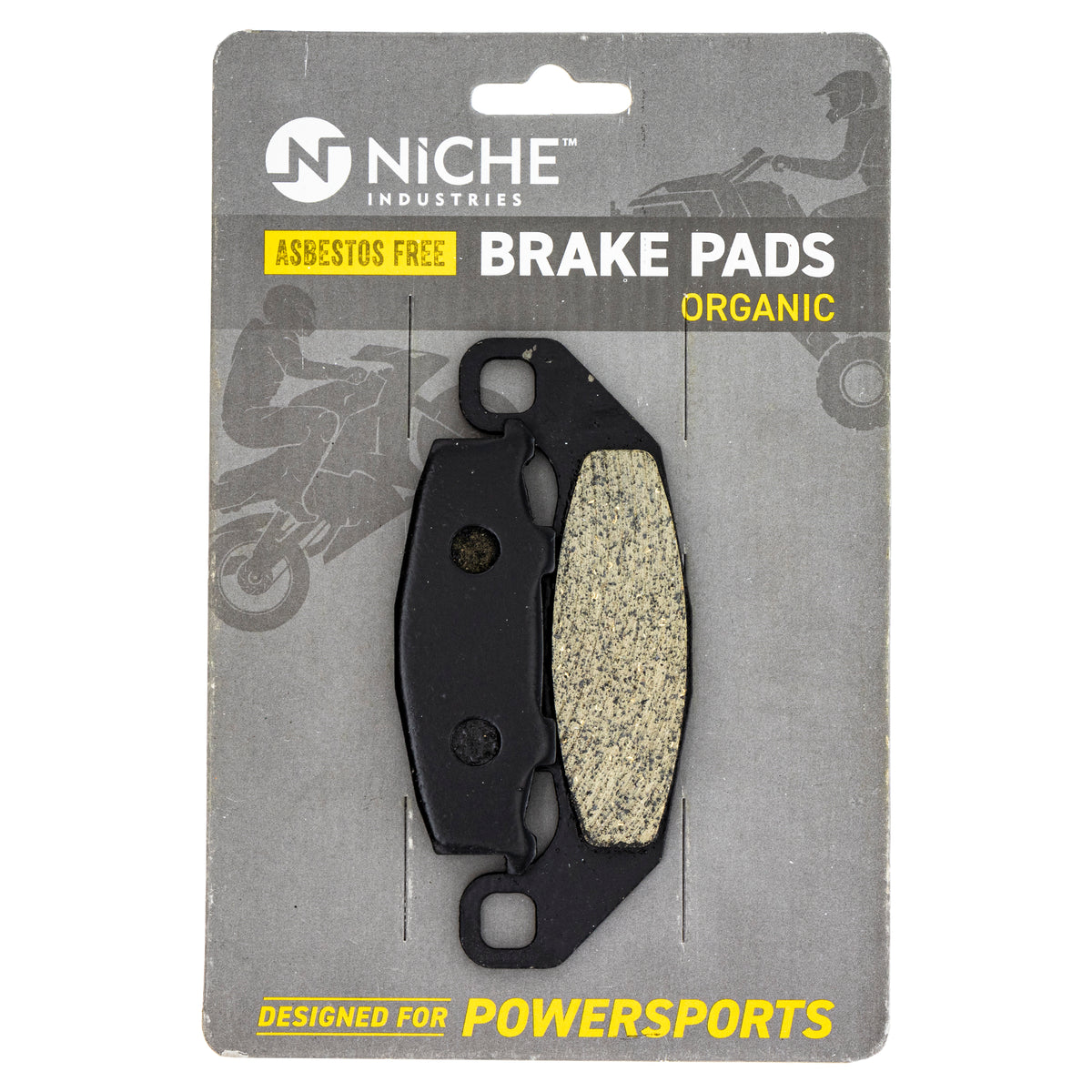 Rear Organic Brake Pad Set for zOTHER Kawasaki Ninja 43082-1145 NICHE 519-KPA2667D