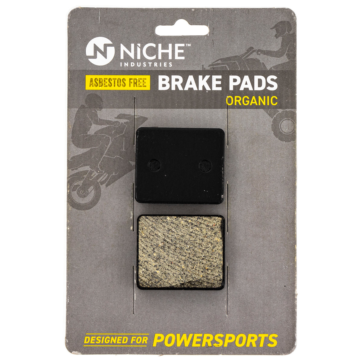 Rear Organic Brake Pad Set for Stens Polaris XLT XCR WideTrak Trail 1930588 102-077 NICHE 519-KPA2669D