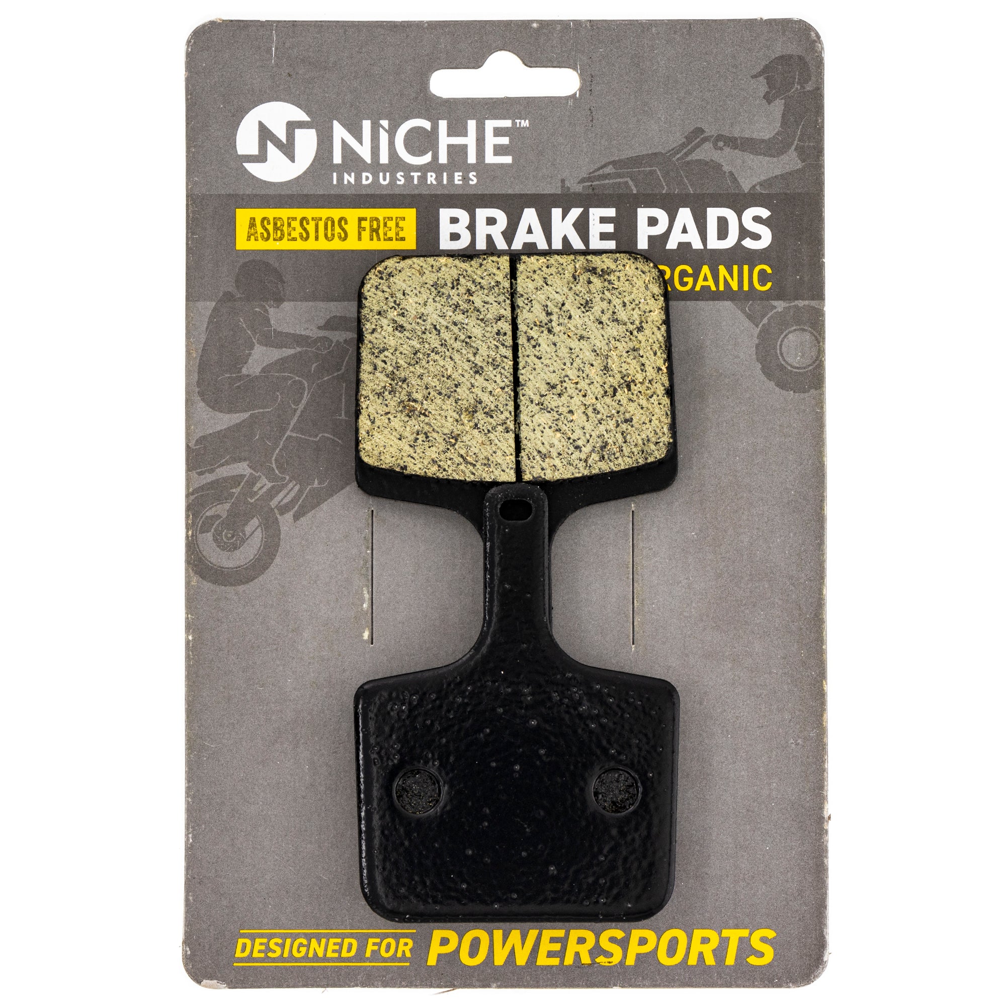 Rear Organic Brake Pad Set for Polaris Voyager Switchback SKS Rush 2205500 NICHE 519-KPA2673D