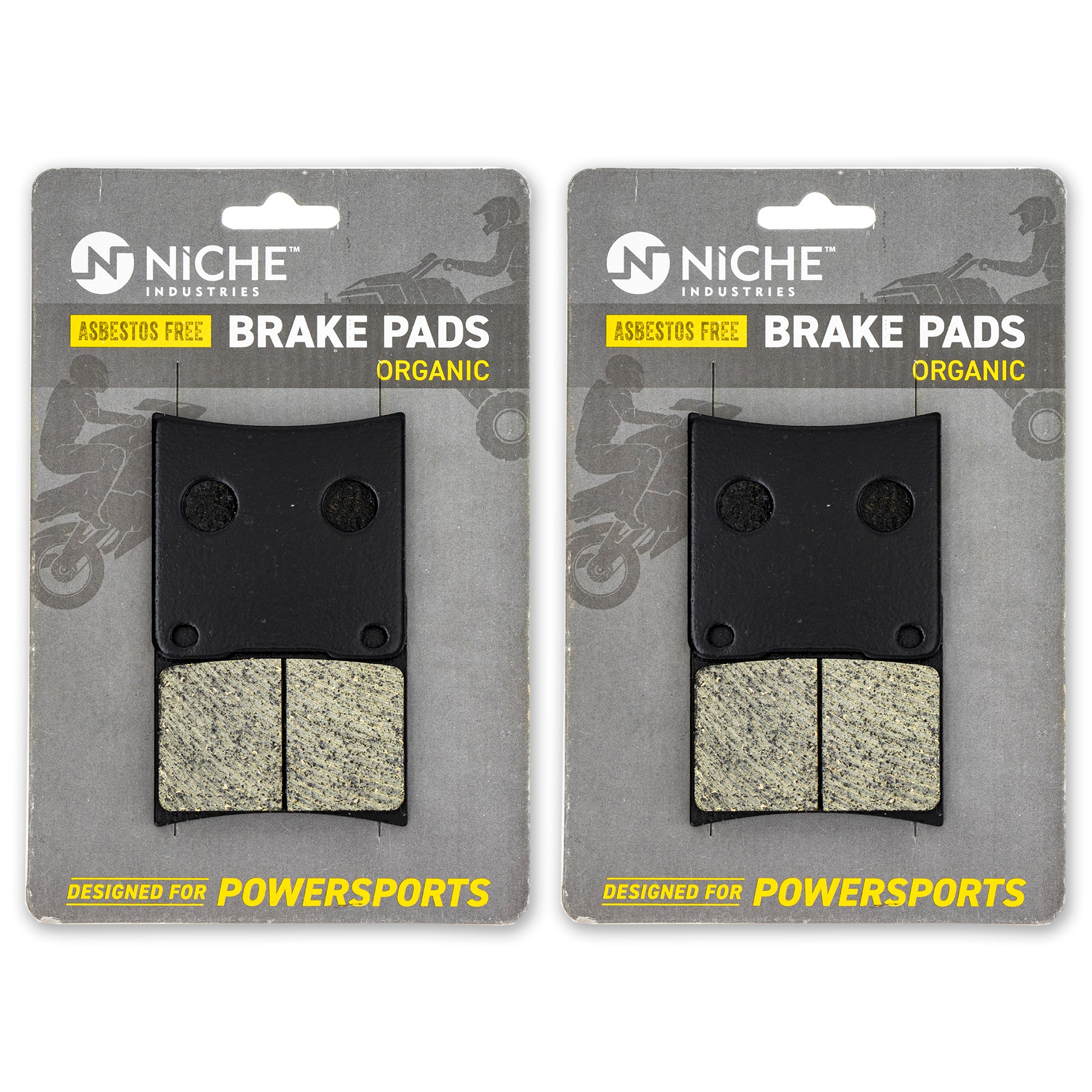 Front Organic Brake Pad Set 2-Pack for zOTHER VX800 Katana 59100-38890 NICHE 519-KPA2678D