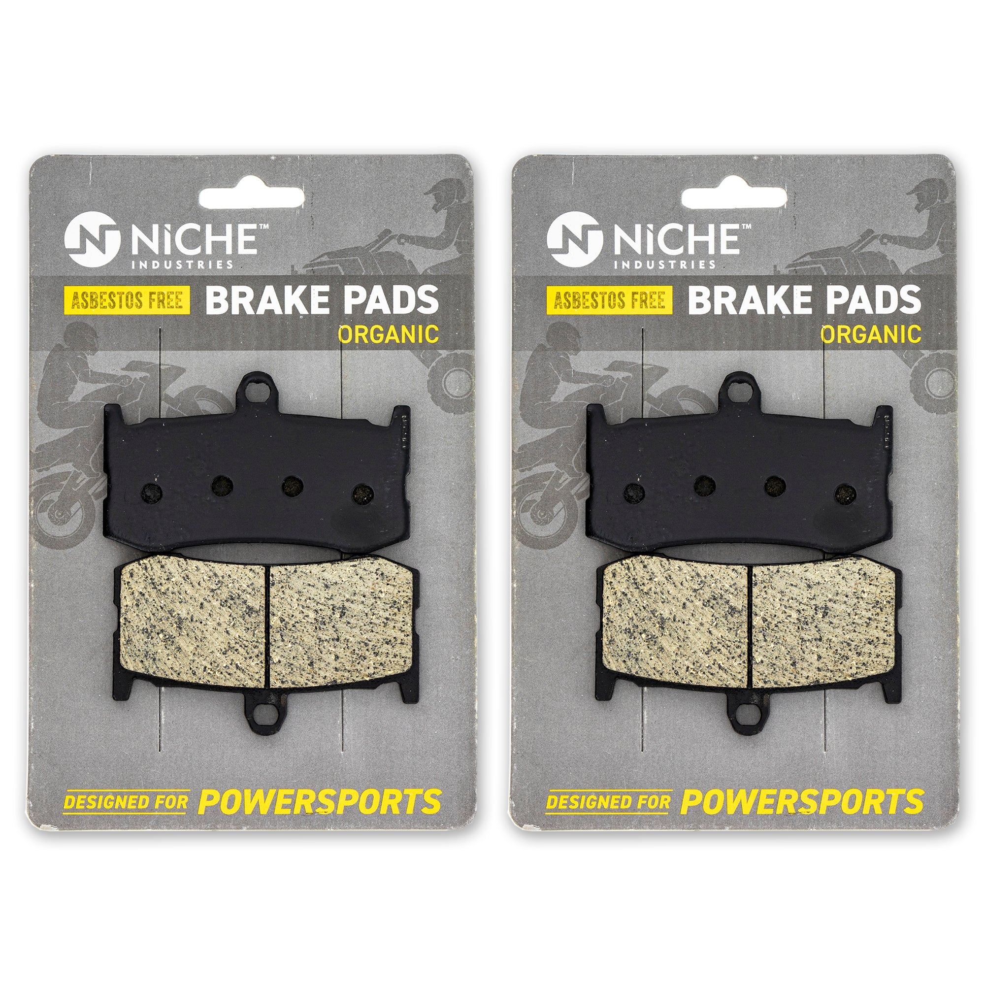 Front Brake Pads Set 2-Pack for Triumph Daytona T2021221 NICHE 519-KPA2679D
