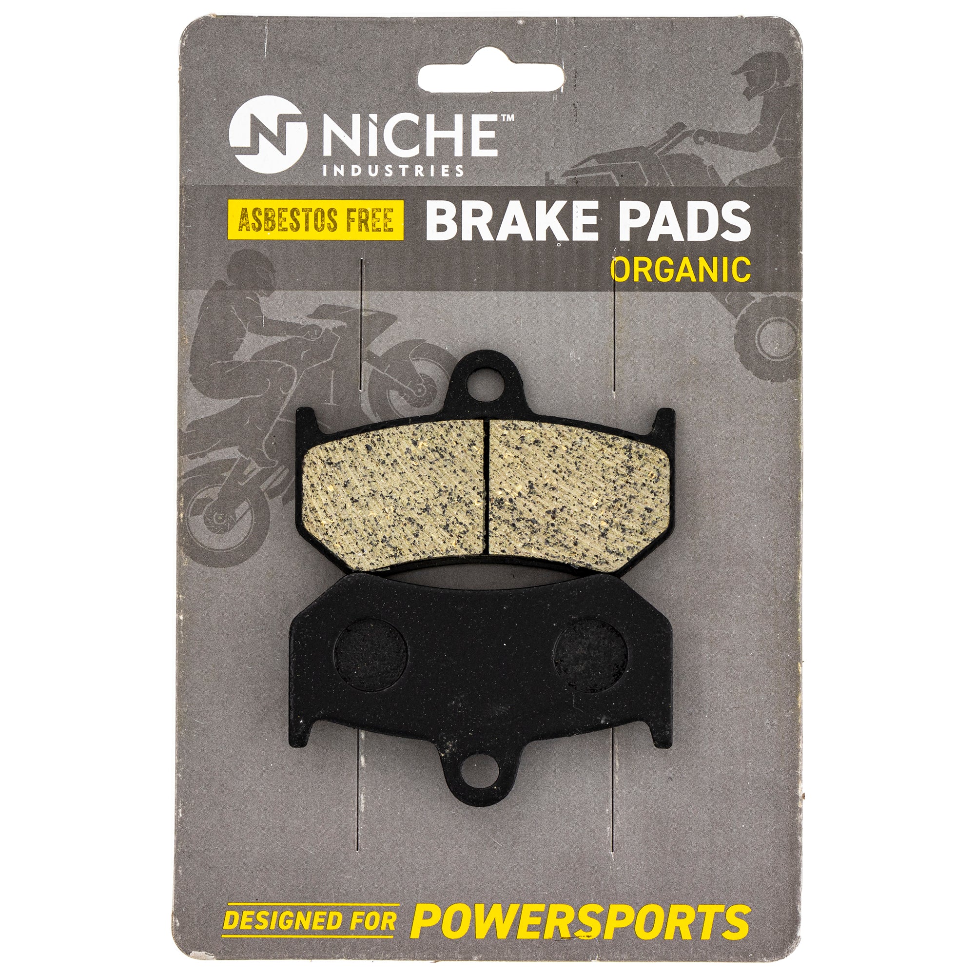 Rear Organic Brake Pad Set for zOTHER Yamaha VK RX1 RX RS 8FU-W0046-01-00 NICHE 519-KPA2670D