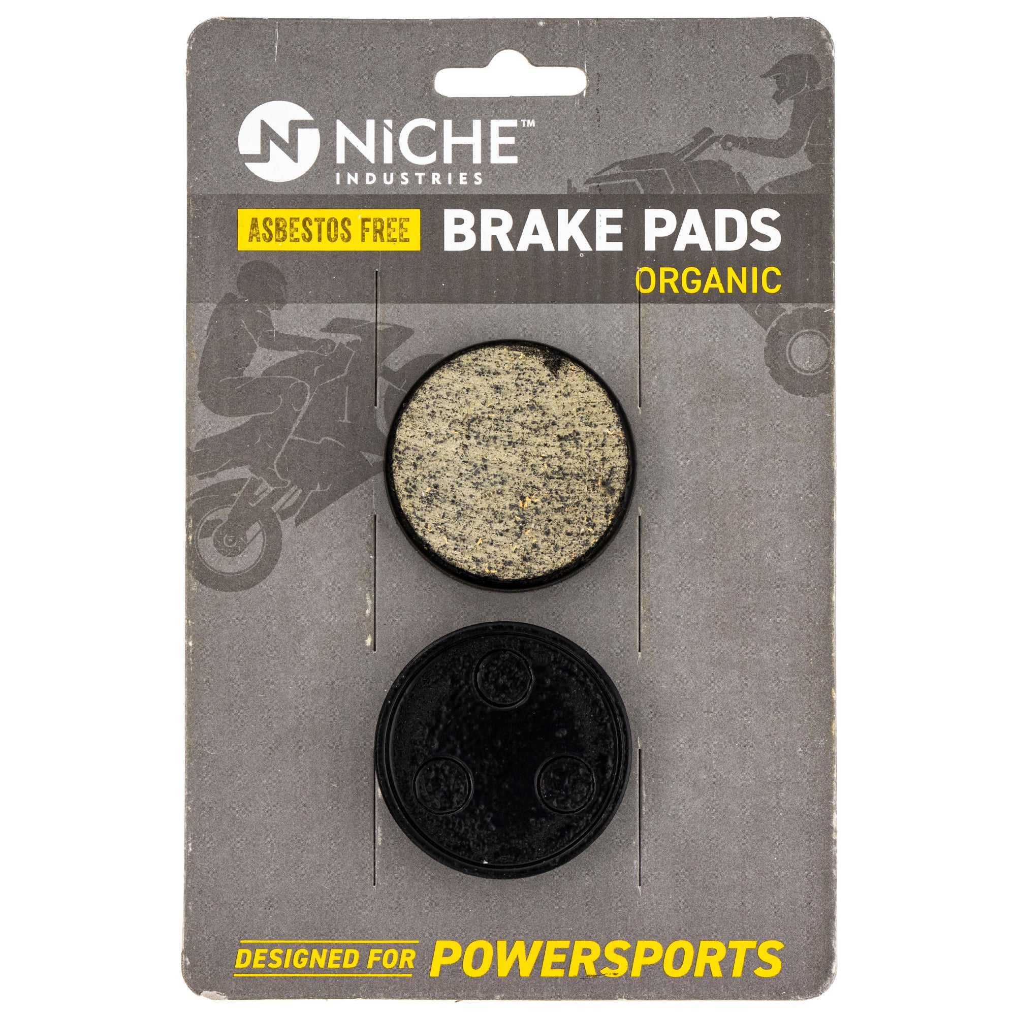 NICHE MK1002882 Brake Pad Kit Front/Rear for zOTHER Yamaha VK540