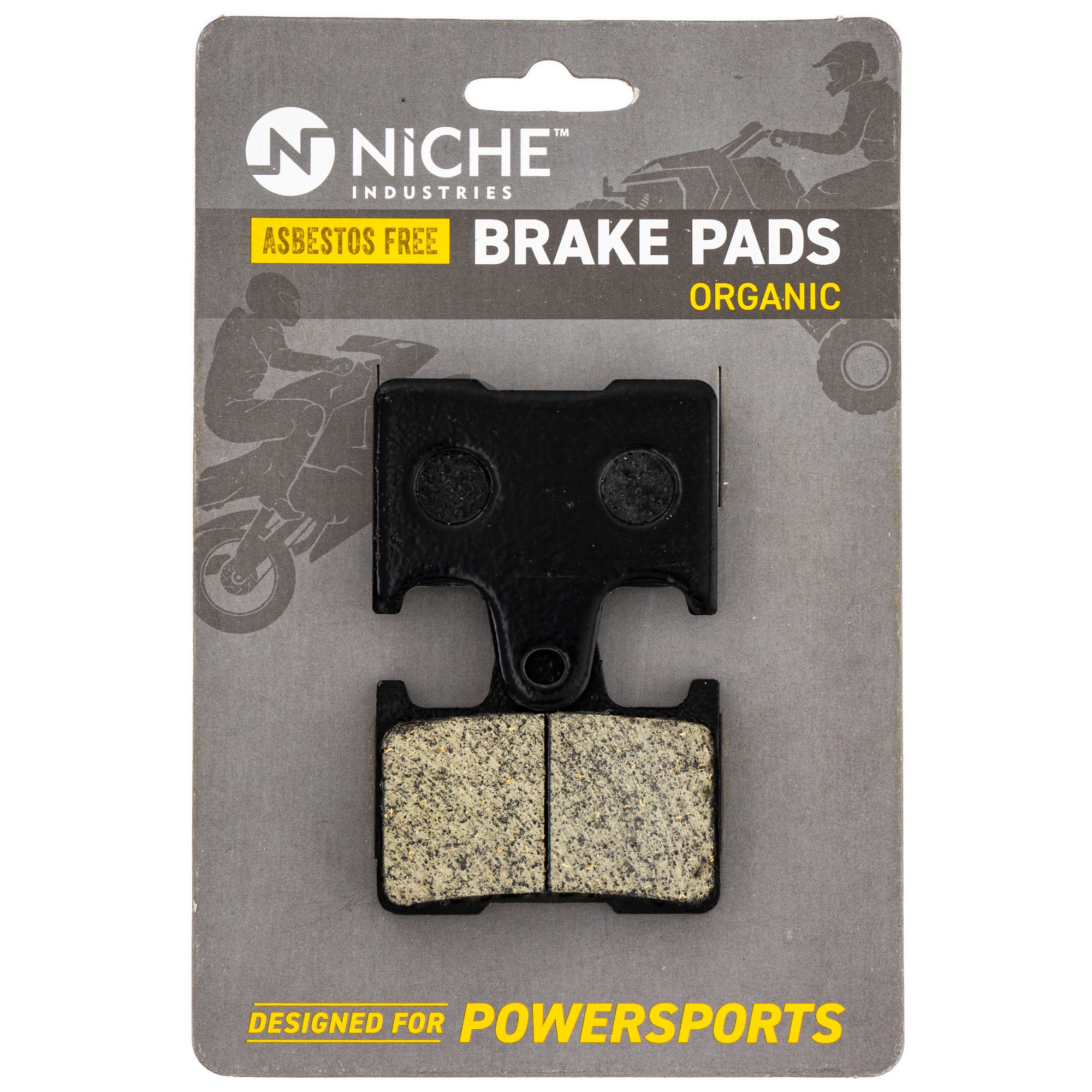 Rear Organic Brake Pad Set for zOTHER Yamaha VK RX1 RX RS 8FA-W0046-01-00 NICHE 519-KPA2682D