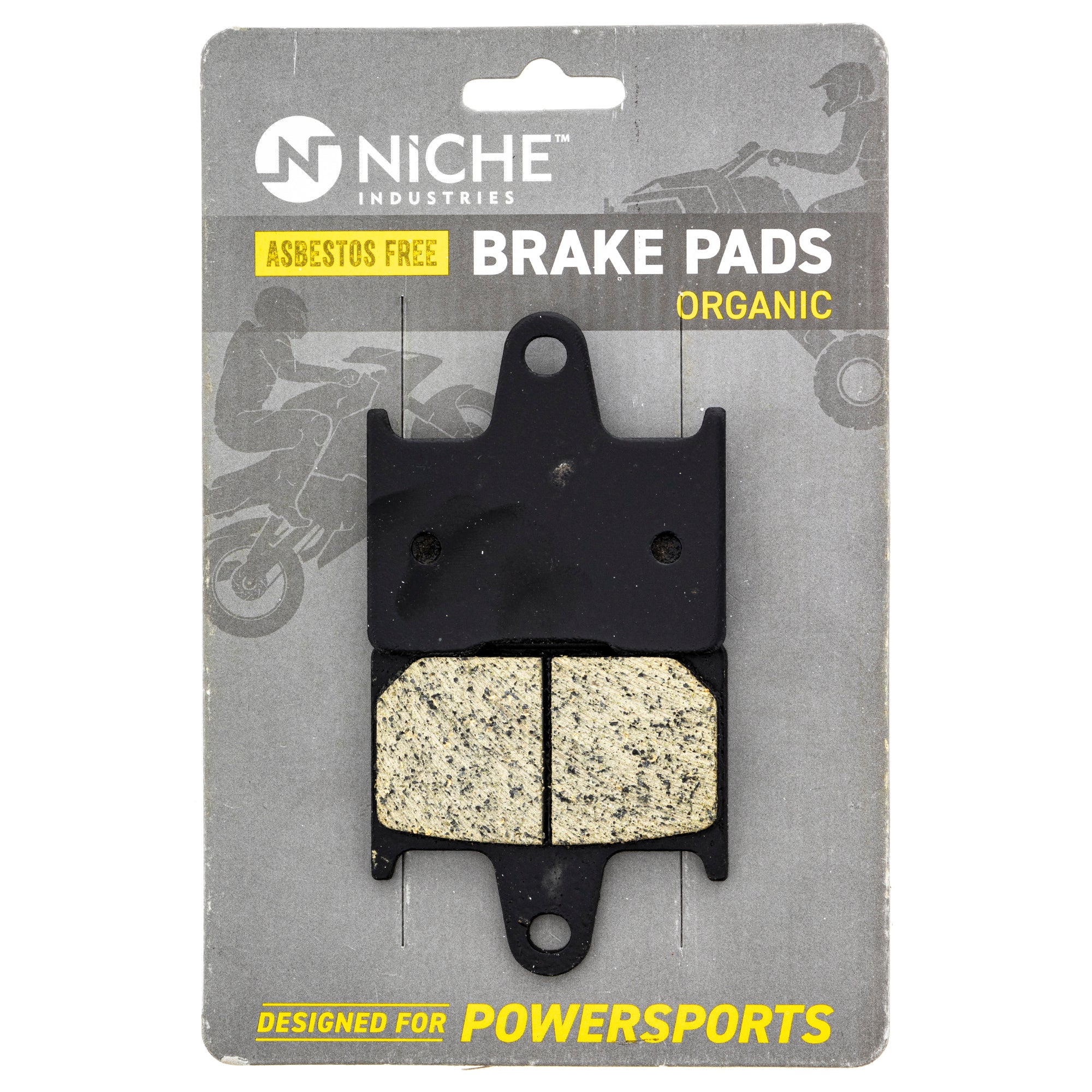 Rear Organic Brake Pad Set for zOTHER Yamaha VMAX Venture SX700S SX700R 8DF-W0046-01-00 NICHE 519-KPA2683D
