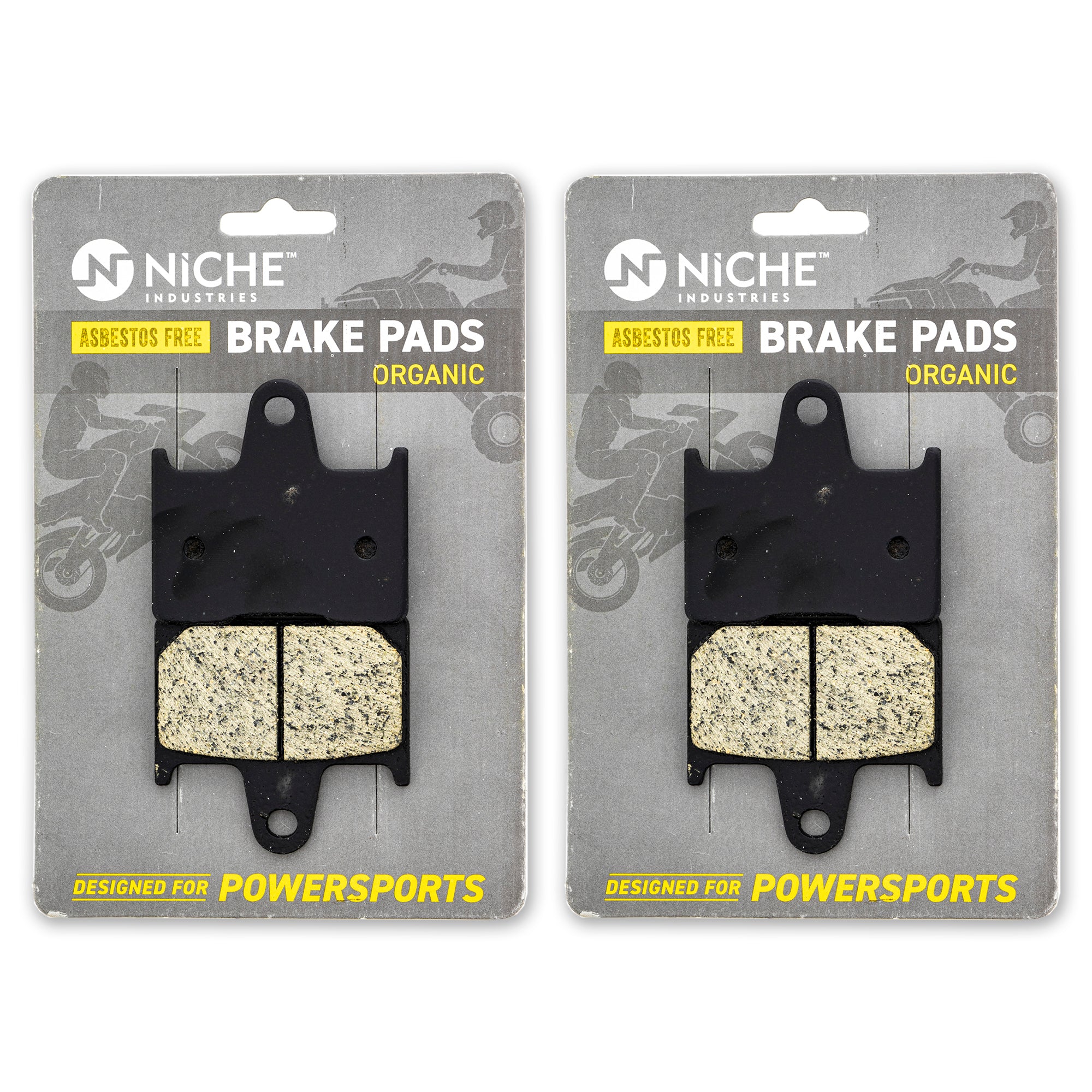Rear Organic Brake Pad Set 2-Pack for zOTHER Yamaha VMax Venture SX700 SX600 NICHE 519-KPA2683D