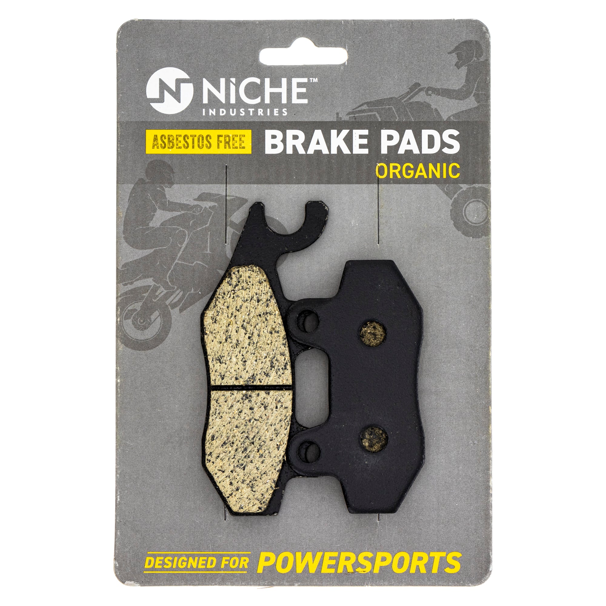 Front or Rear Organic Brake Pad Set for Yamaha Venture TTR230 Phazer KLX300R NICHE 519-KPA2687D