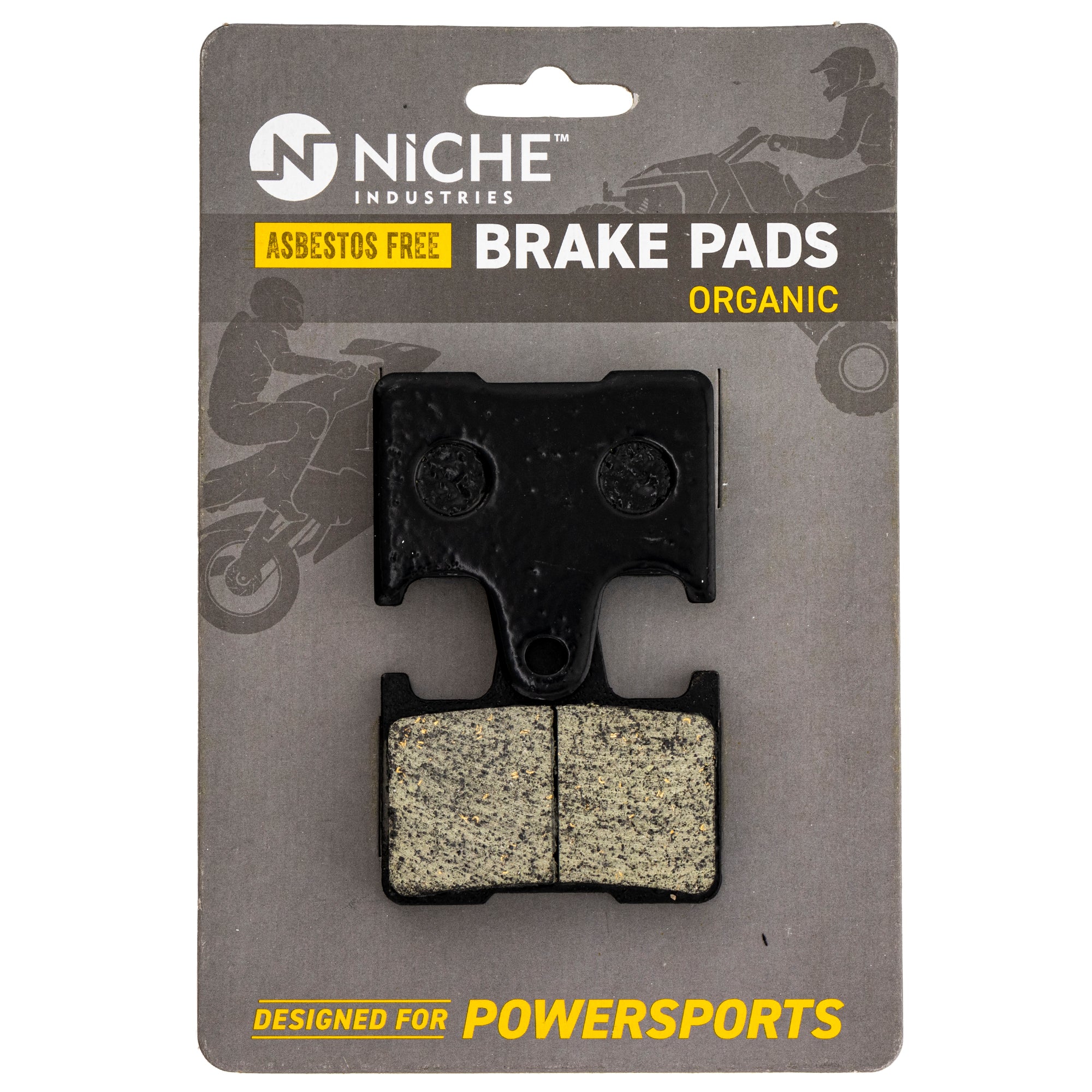 Rear Organic Brake Pad Set for zOTHER Yamaha Venture Phazer 8DJ-W0046-01-00 NICHE 519-KPA2681D