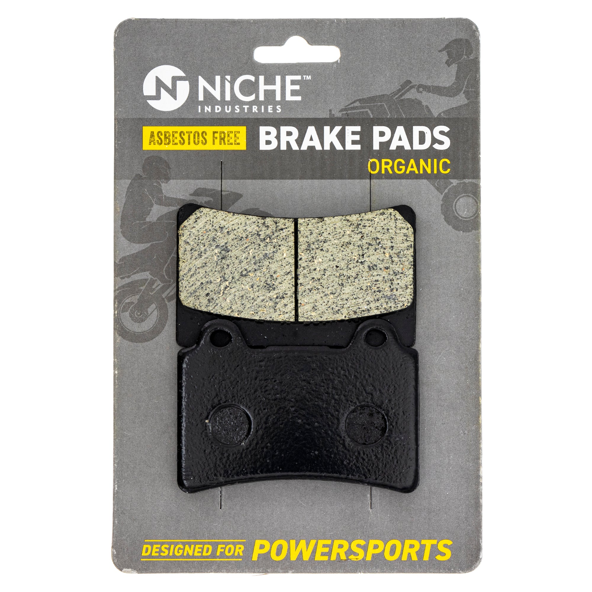 Front Organic Brake Pad Set for zOTHER Yamaha Royal 4NK-W0045-01-00 NICHE 519-KPA2692D