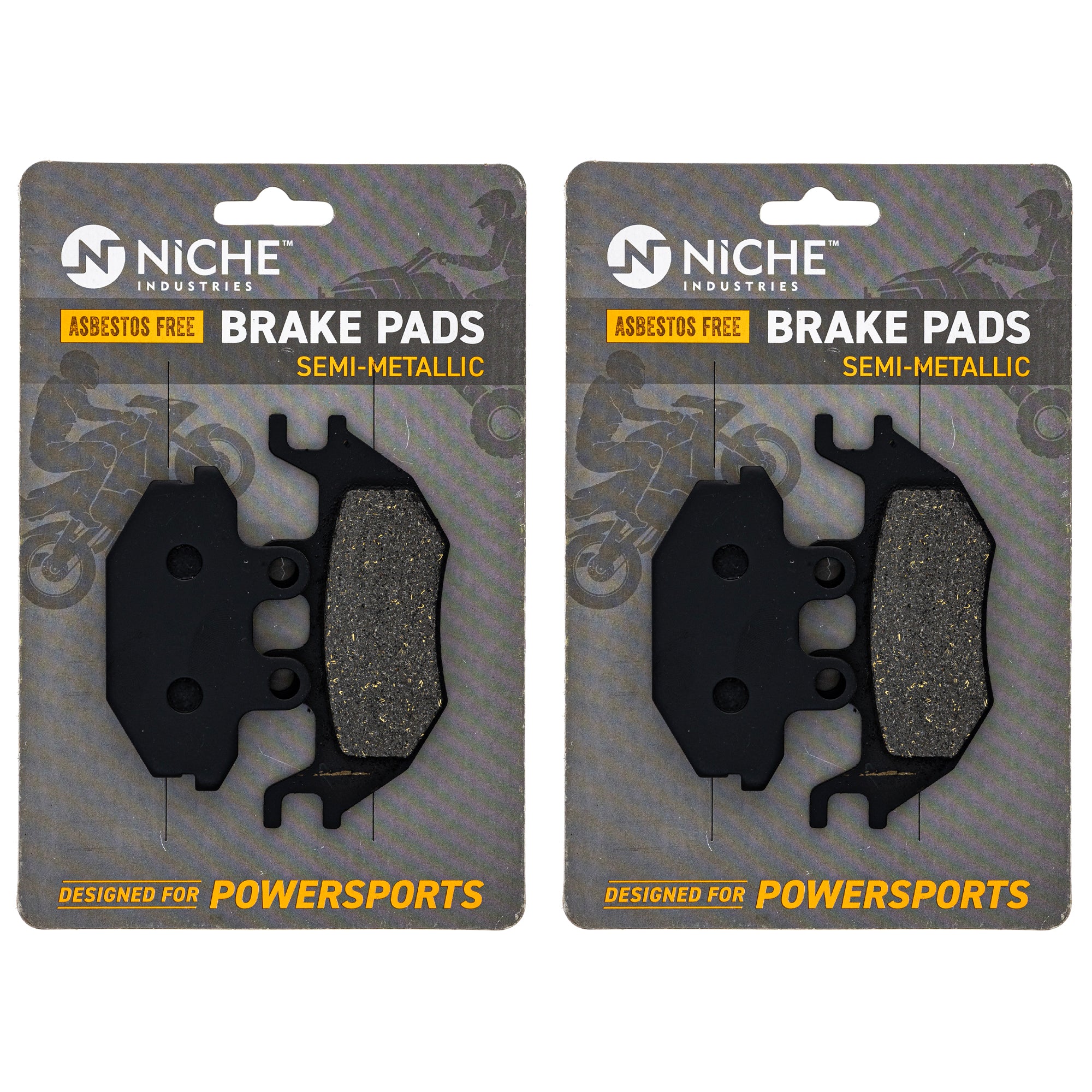 NICHE 519-KPA2699D Brake Pad Set 2-Pack for Mule
