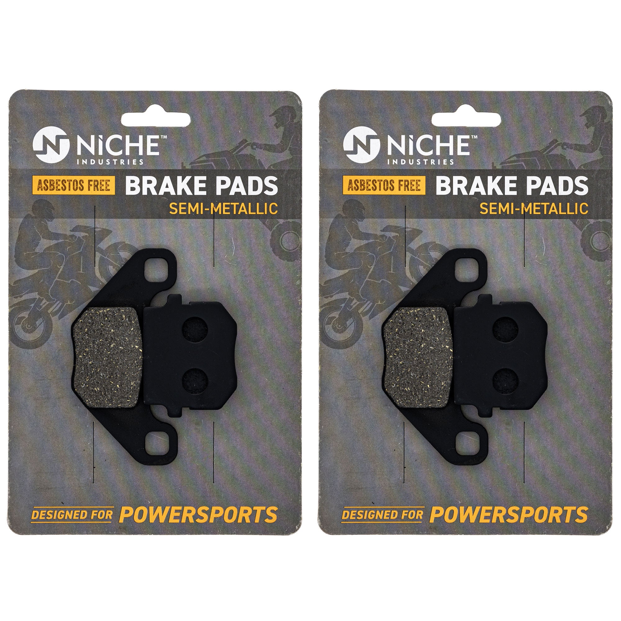 NICHE 519-KPA2605D Brake Pad Set 2-Pack for RZR