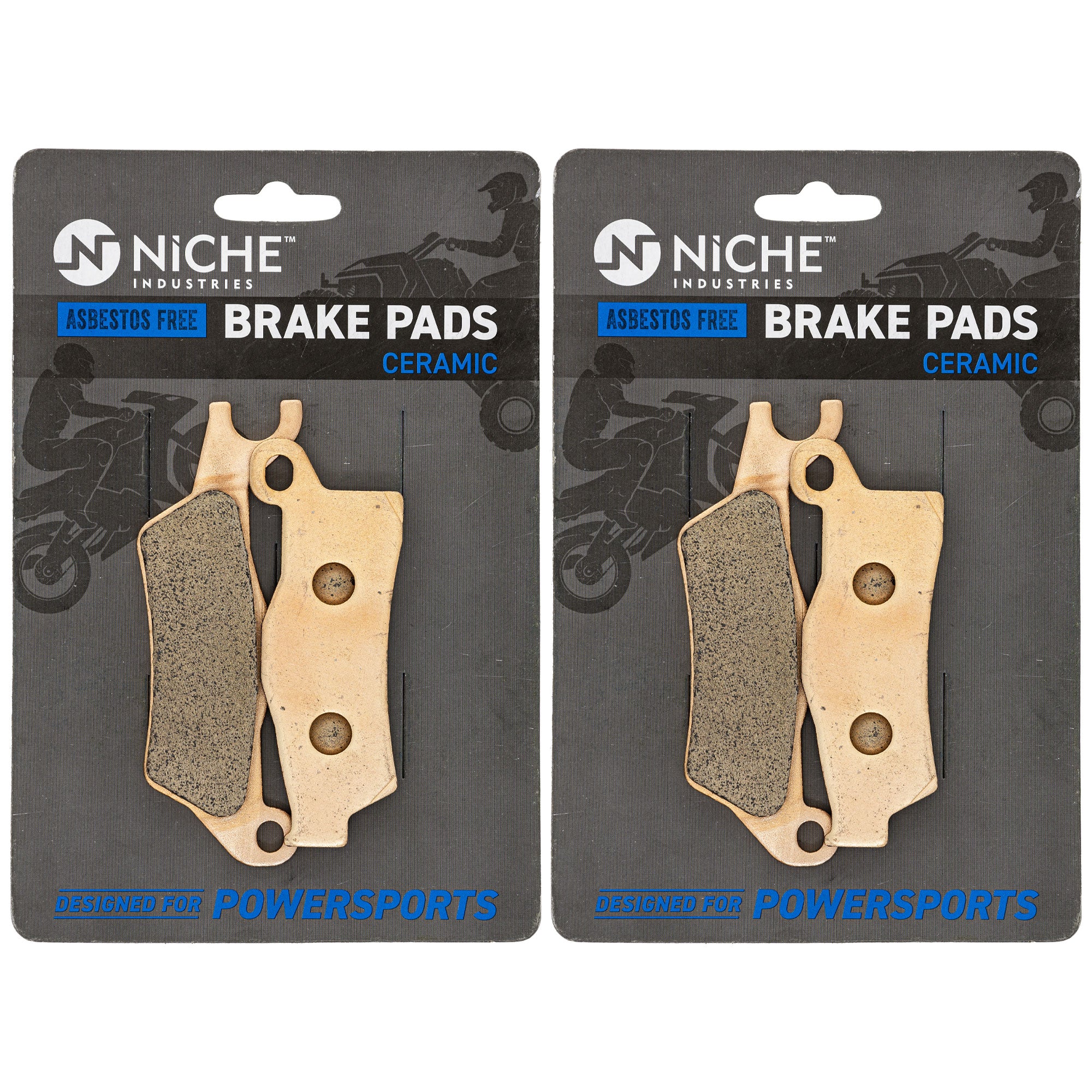 NICHE 519-KPA2726D Brake Pad Set 2-Pack for Renegade Outlander
