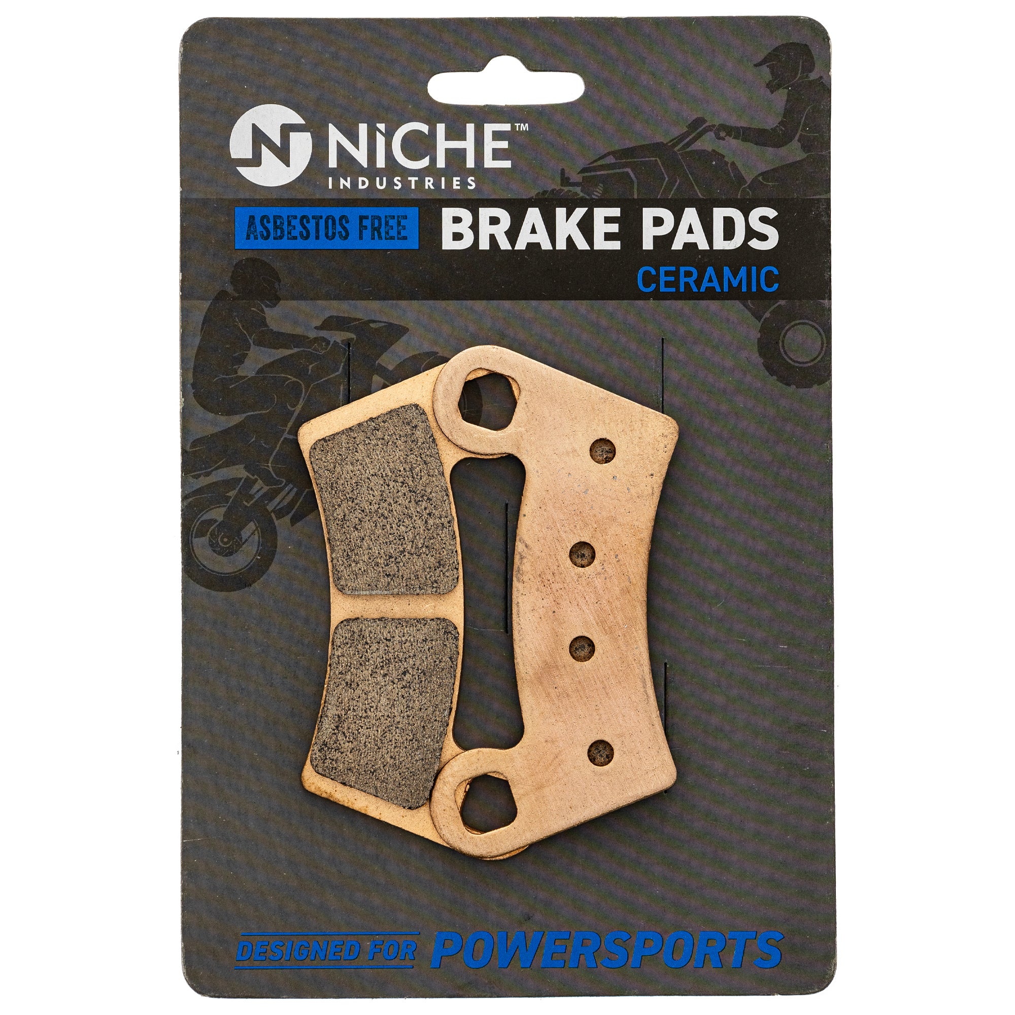 NICHE 519-KPA2721D Brake Pad Set for Xpedition Trail Sportsman