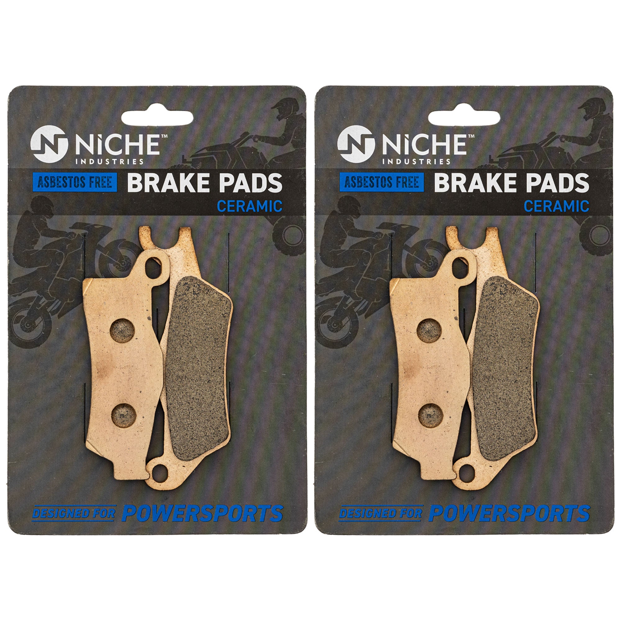 NICHE 519-KPA2732D Brake Pad Set 2-Pack for Renegade Outlander